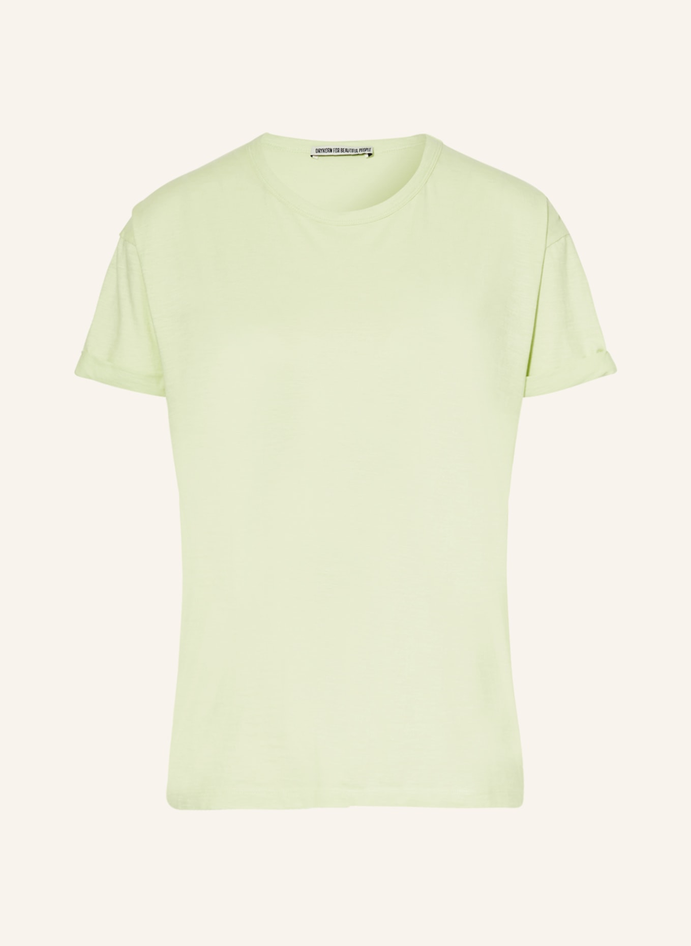 DRYKORN T-shirt LARIMA, Color: LIGHT GREEN (Image 1)