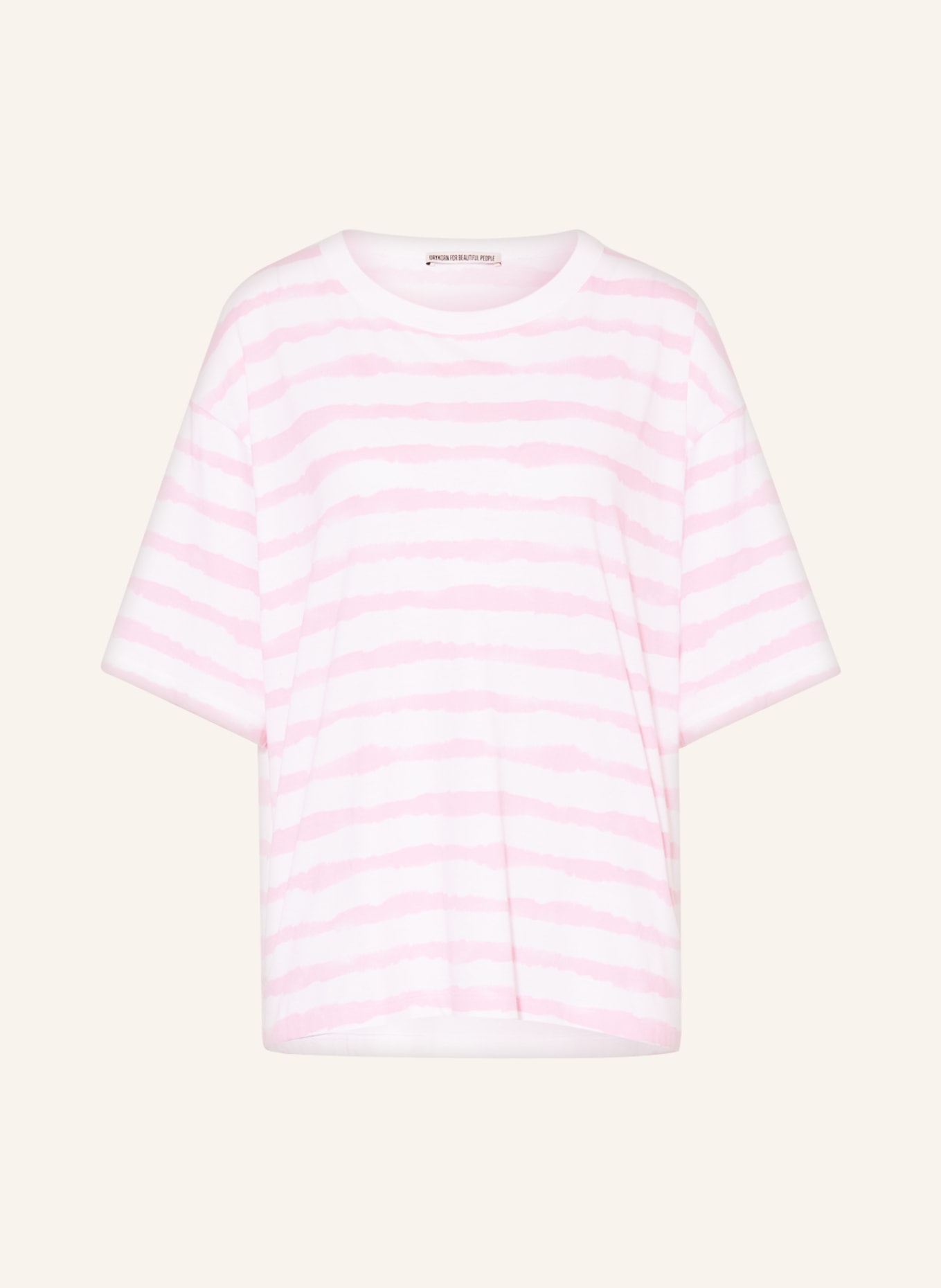 DRYKORN T-shirt ARETA, Color: WHITE/ PINK (Image 1)