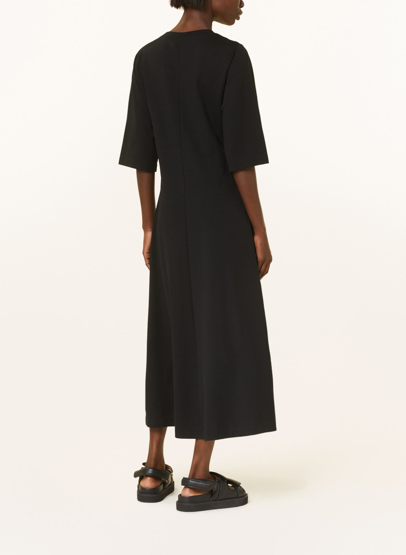 DRYKORN Jersey dress CALIS, Color: BLACK (Image 3)