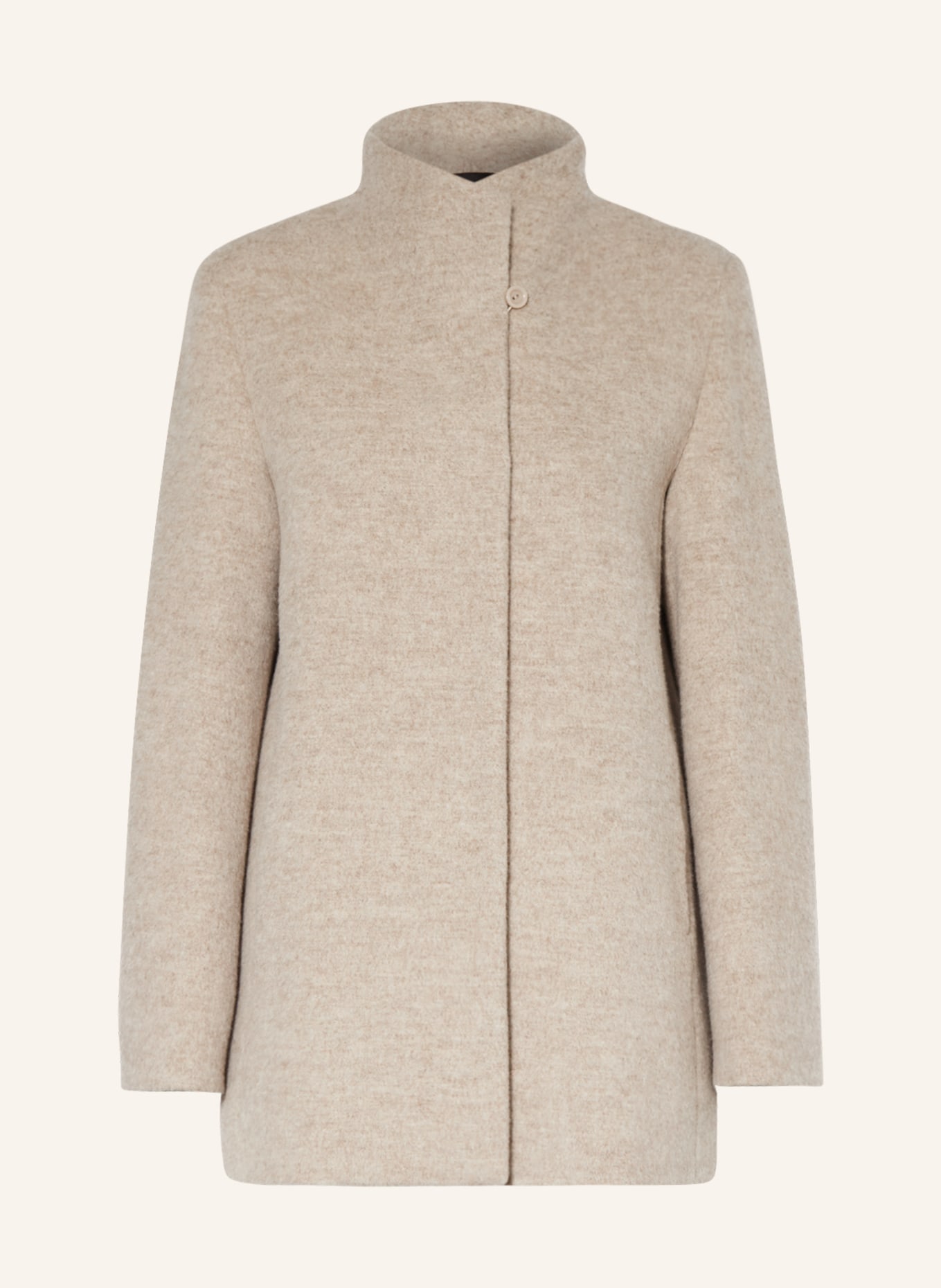 ICONS CINZIA ROCCA Wool coat, Color: BEIGE (Image 1)