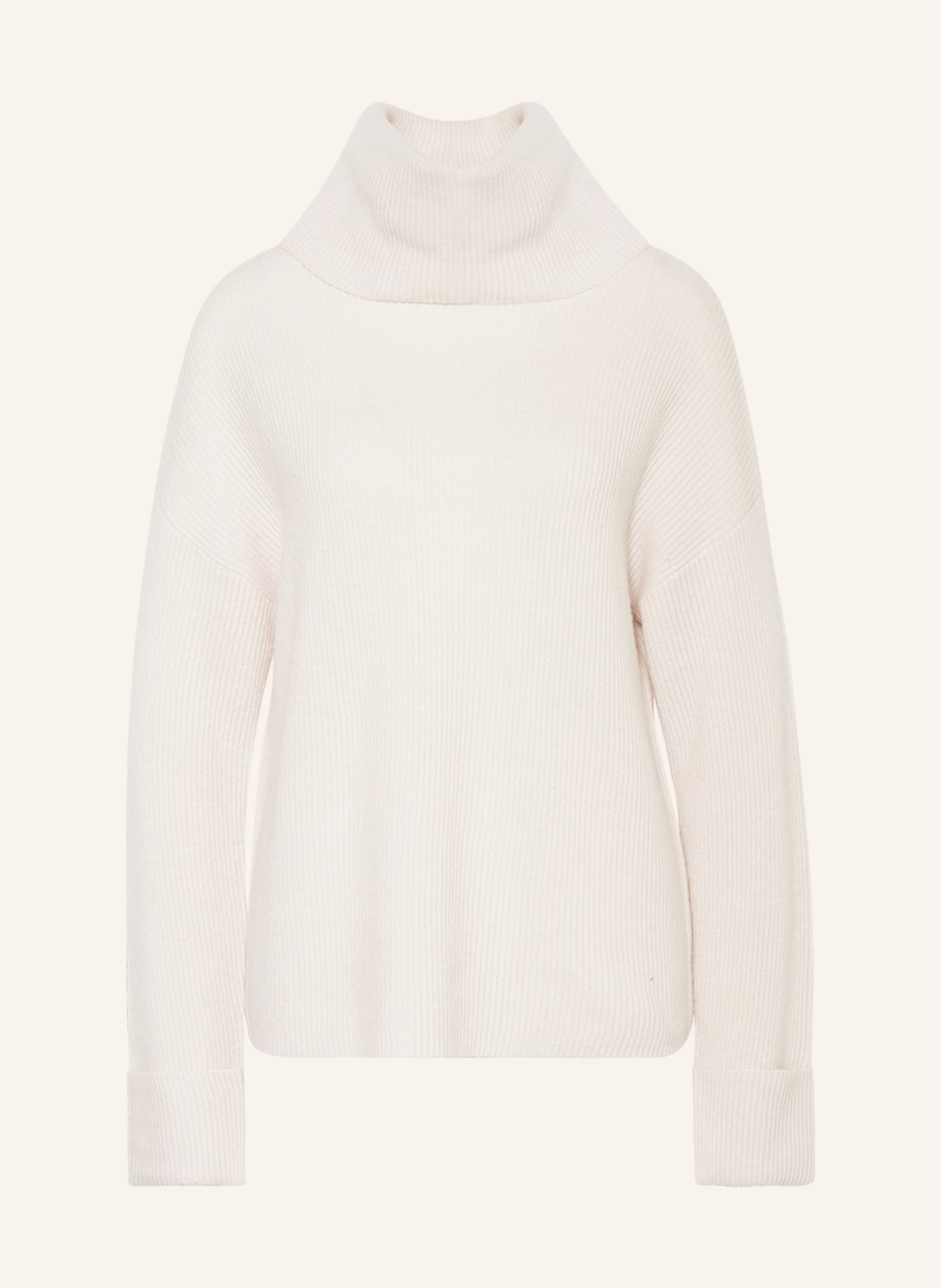 darling harbour Turtleneck sweater with cashmere, Color: WHITE (Image 1)