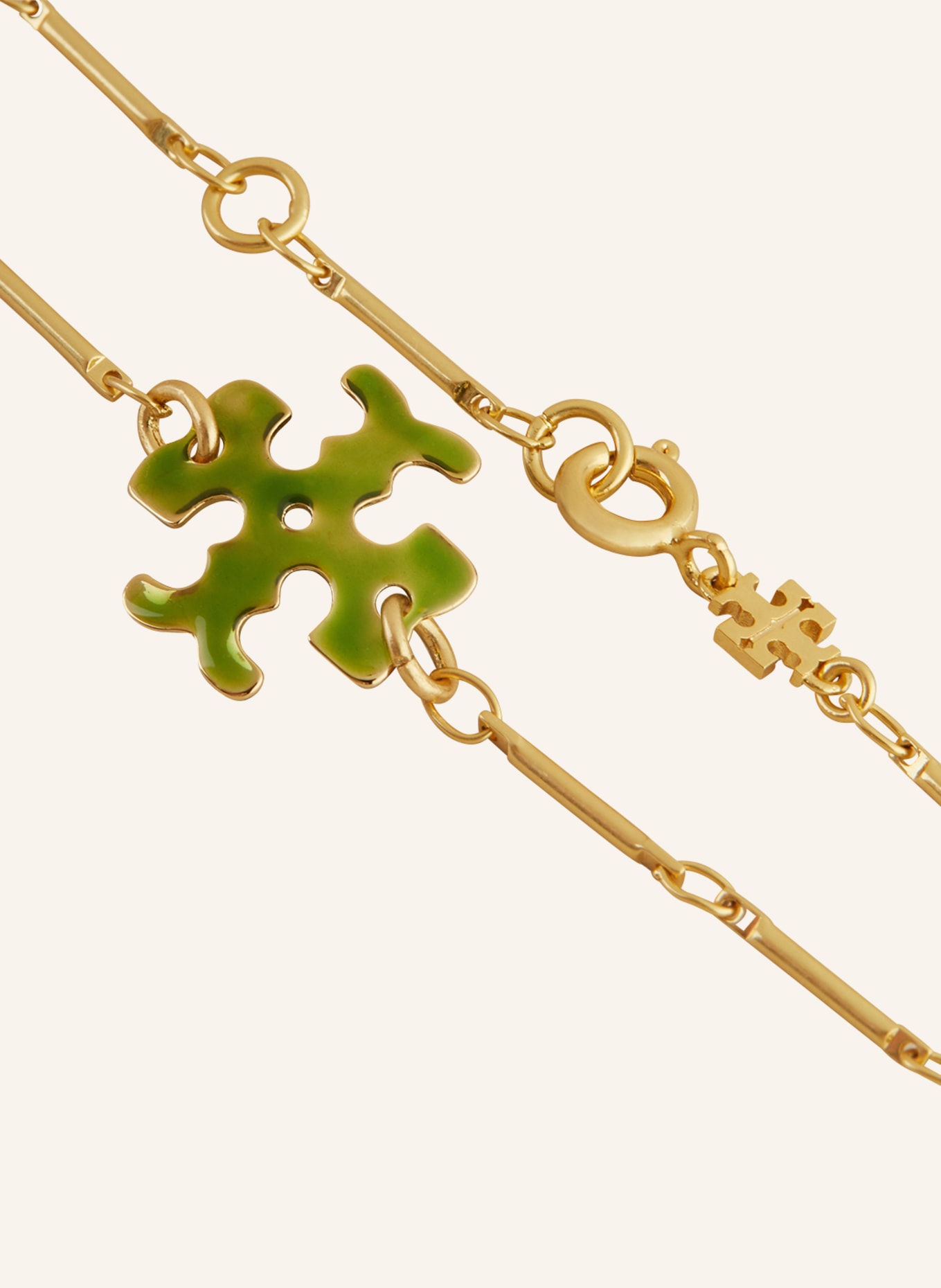 TORY BURCH Bracelet ROXANNE, Color: GOLD/ GREEN (Image 2)