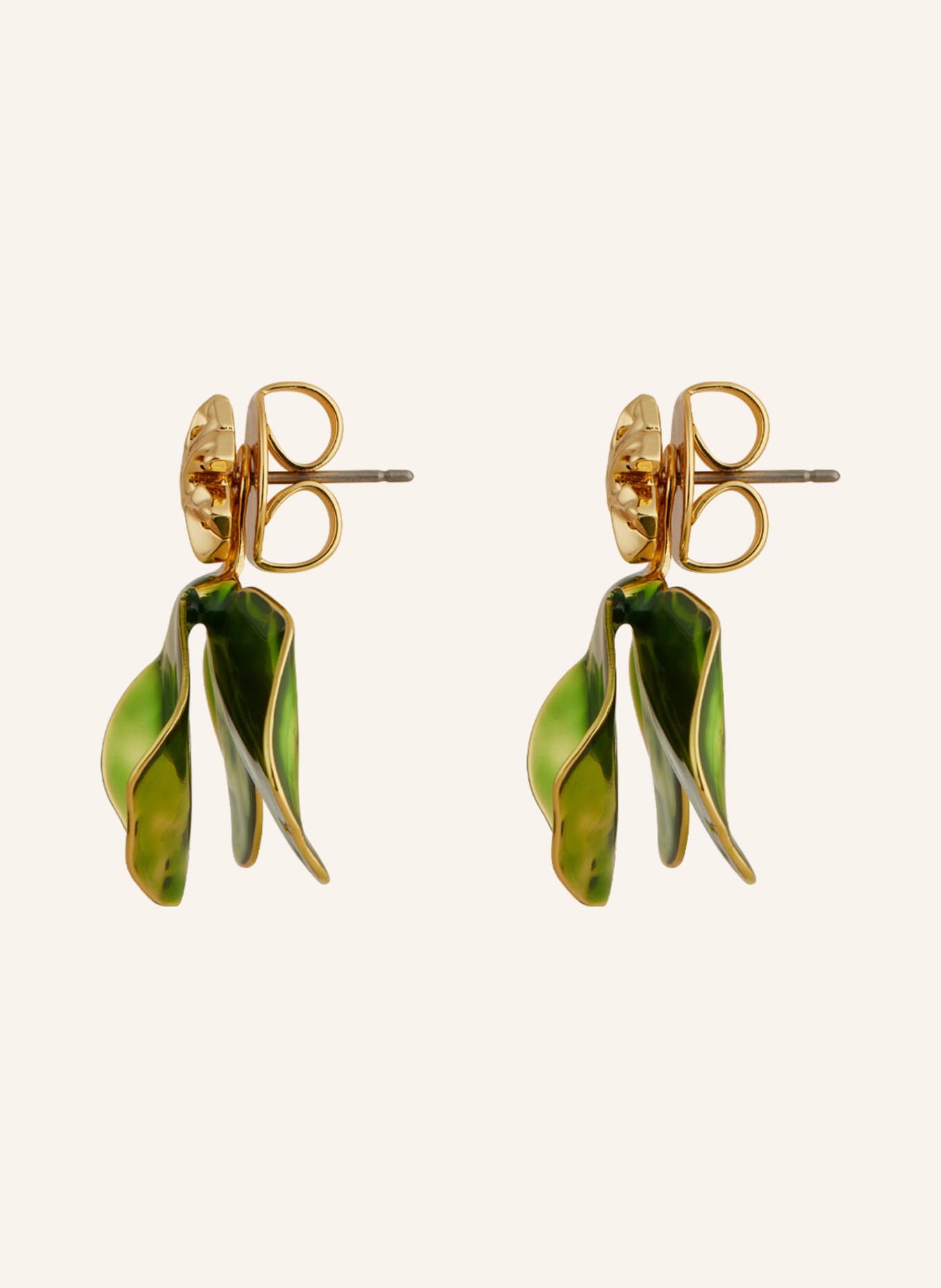 TORY BURCH Earrings ROXANNE, Color: GOLD/ GREEN (Image 2)