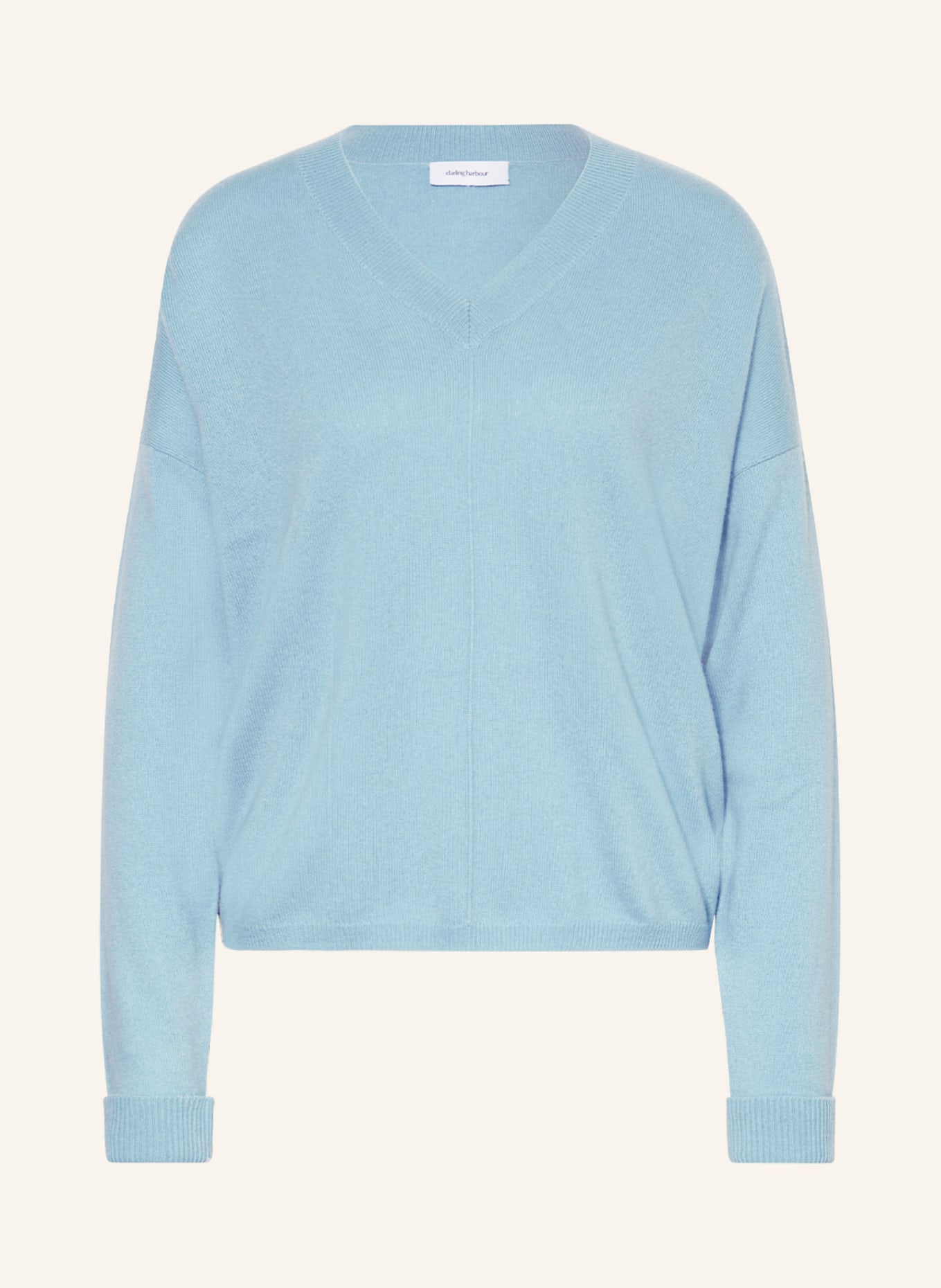 darling harbour Oversized-Pullover aus Cashmere, Farbe: HELLBLAU (Bild 1)