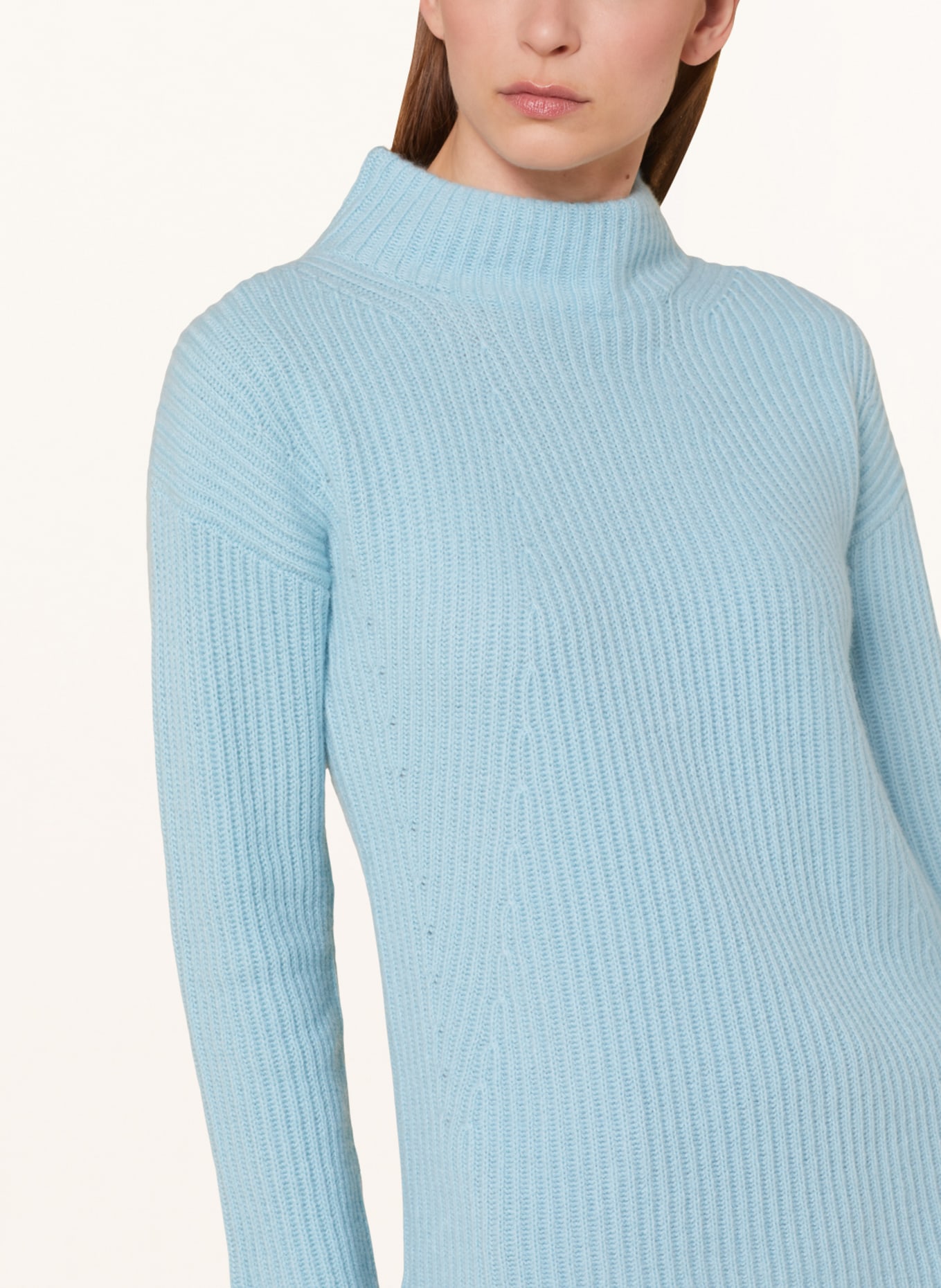 darling harbour Cashmere sweater, Color: LIGHT BLUE (Image 4)
