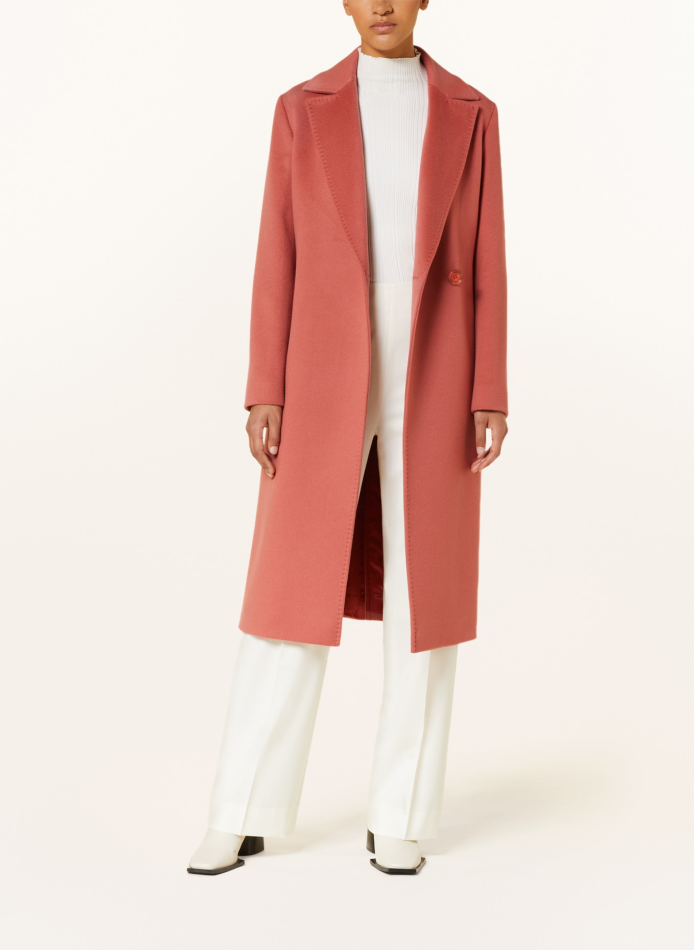 CINZIA ROCCA Wool coat, Color: SALMON (Image 2)