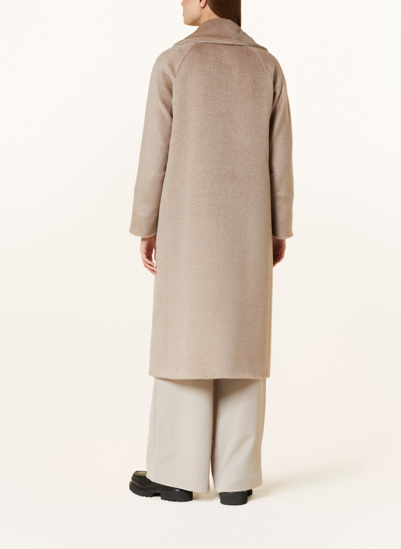 CINZIA ROCCA Wool coat with alpaca, Color: TAUPE (Image 3)