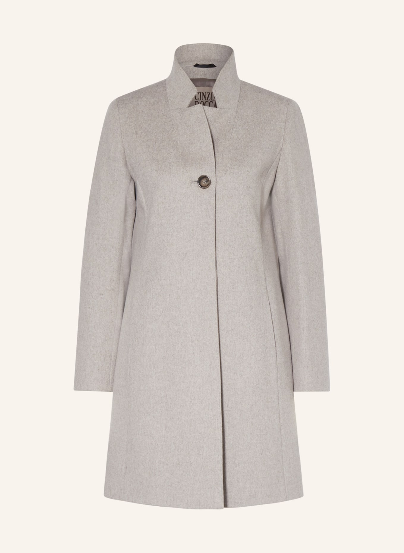 CINZIA ROCCA Wool coat, Color: LIGHT GRAY (Image 1)