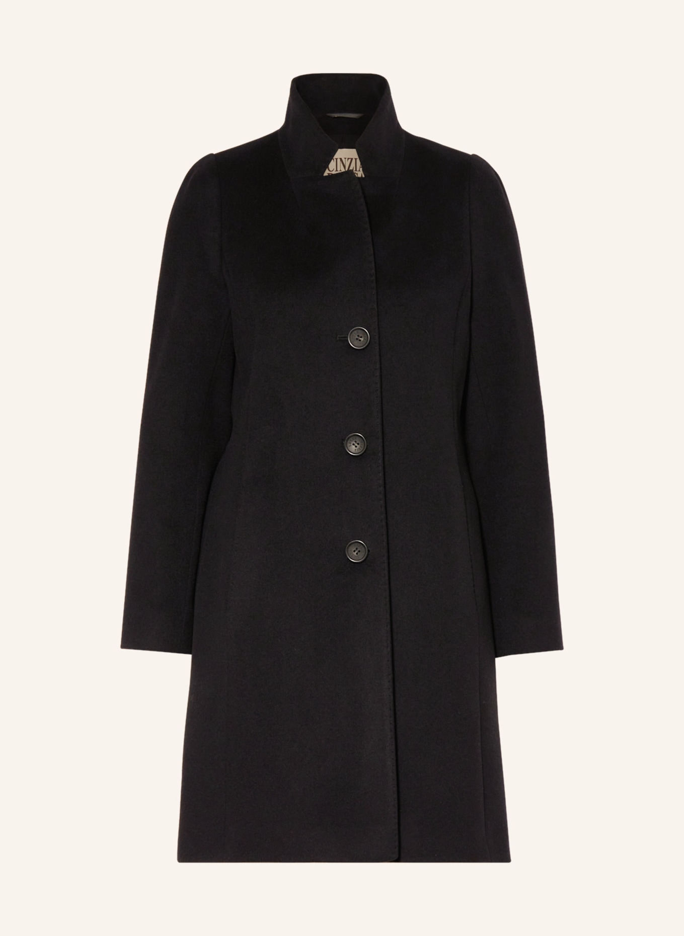 CINZIA ROCCA Wool coat, Color: BLACK (Image 1)