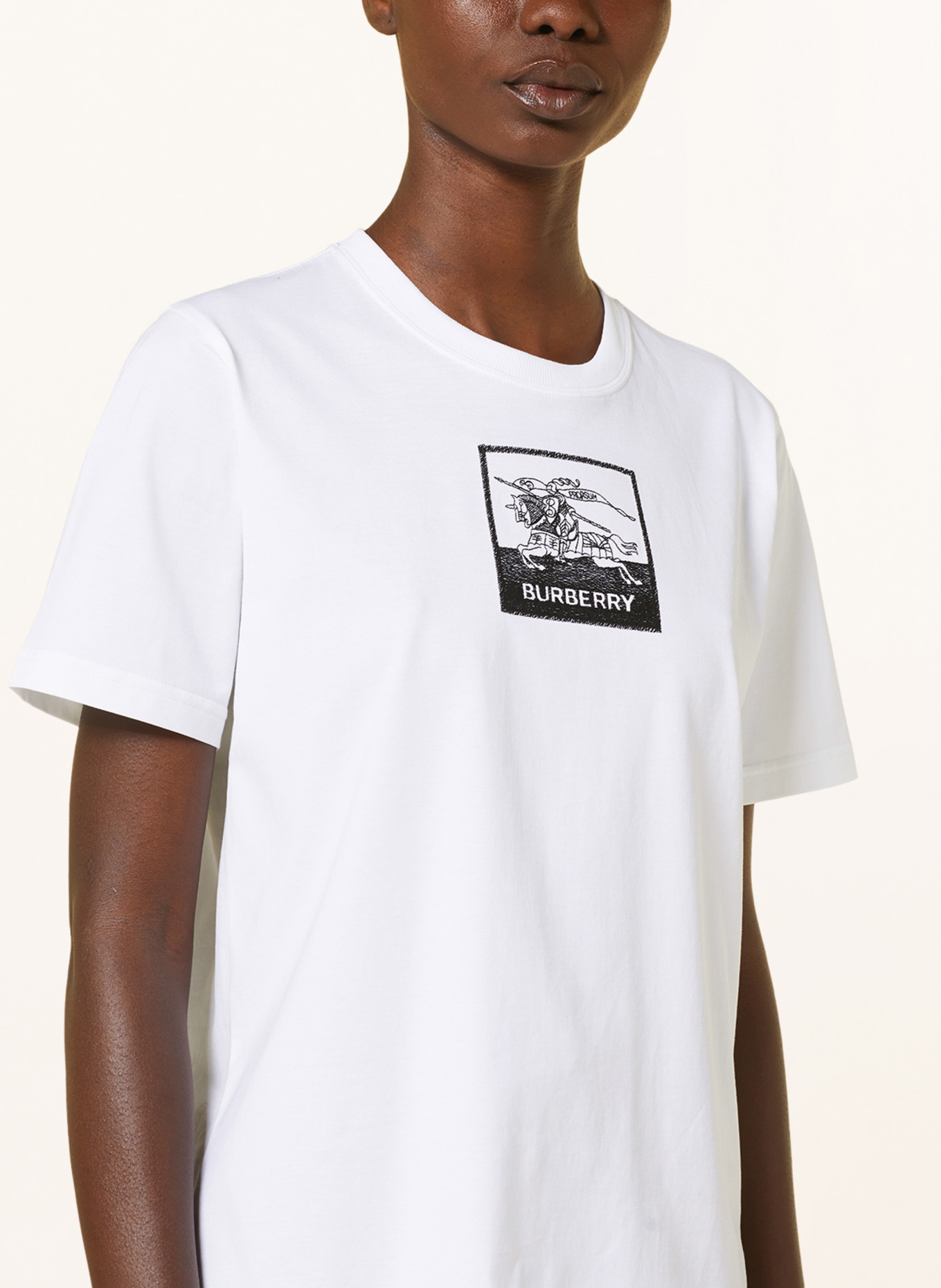 BURBERRY T-shirt MARGOT, Kolor: BIAŁY (Obrazek 4)