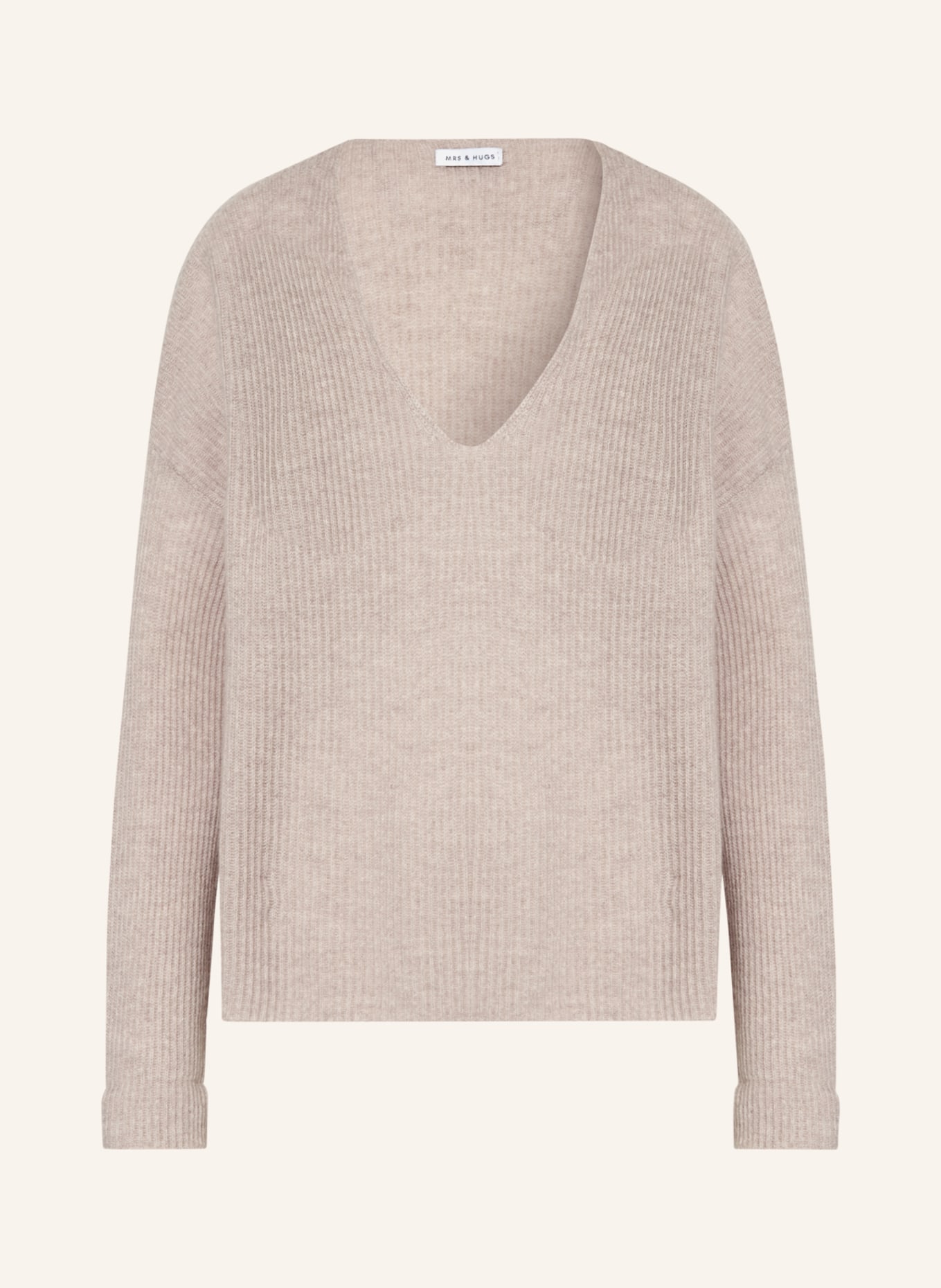 MRS & HUGS Cashmere-Pullover, Farbe: BEIGE (Bild 1)
