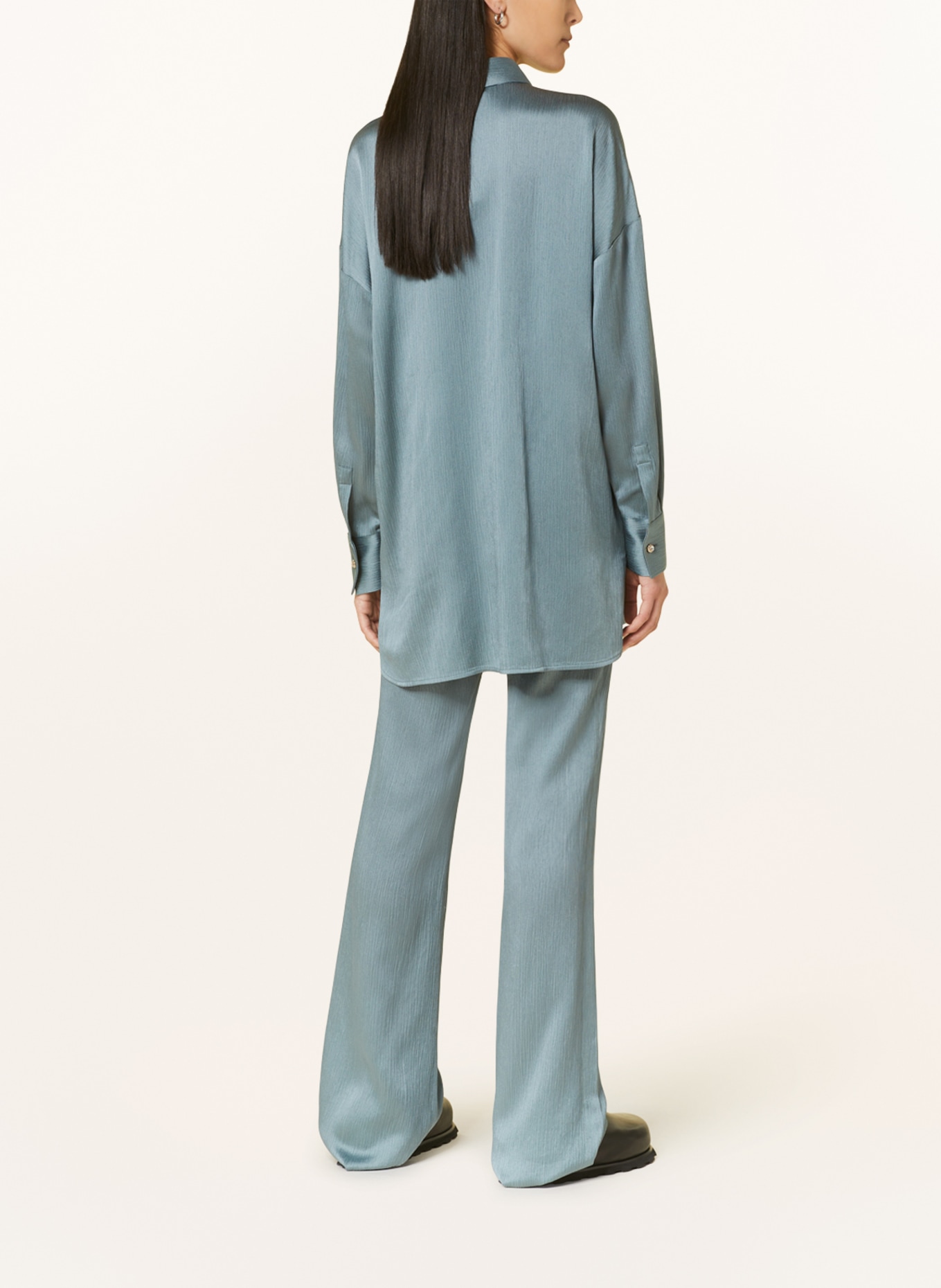 MaxMara STUDIO Oversized shirt blouse CURSORE, Color: 003 LIGHT BLUE (Image 3)