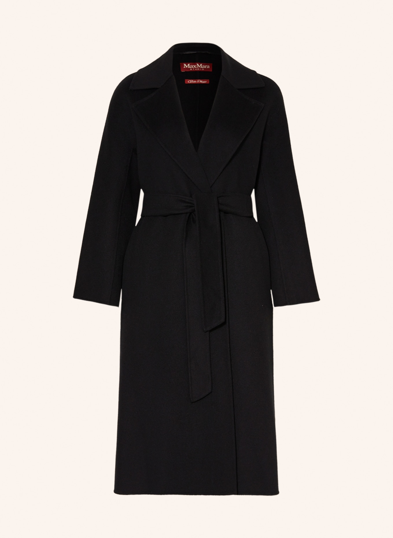 MaxMara STUDIO Wool coat CLES, Color: BLACK (Image 1)