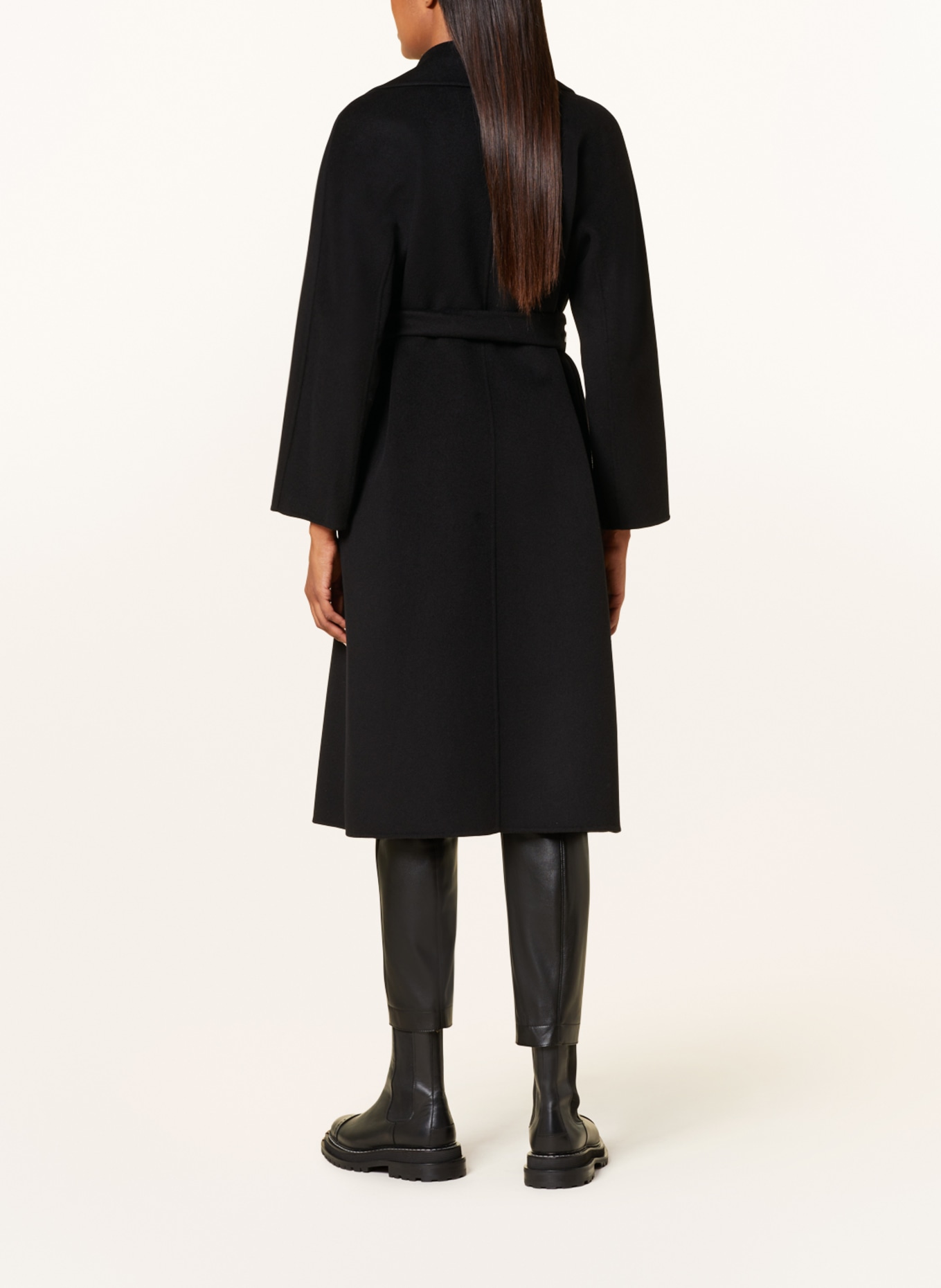 MaxMara STUDIO Wool coat CLES, Color: BLACK (Image 3)