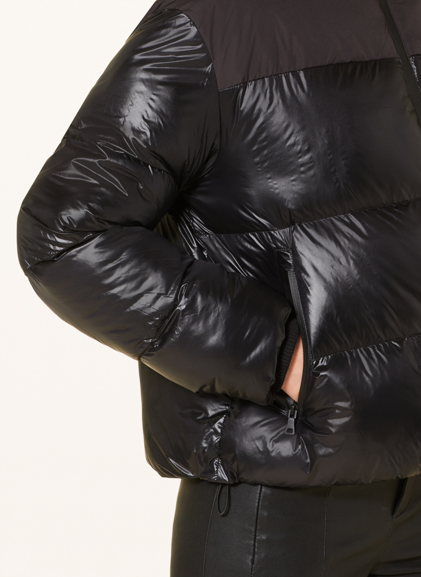 darling harbour Quilted jacket with DUPONT™ SORONA® insulation, Color: SCHWARZ (Image 6)