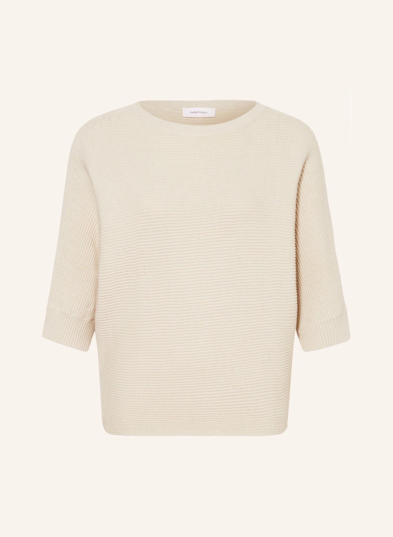 darling harbour Sweater with 3/4 sleeves, Color: BEIGE (Image 1)