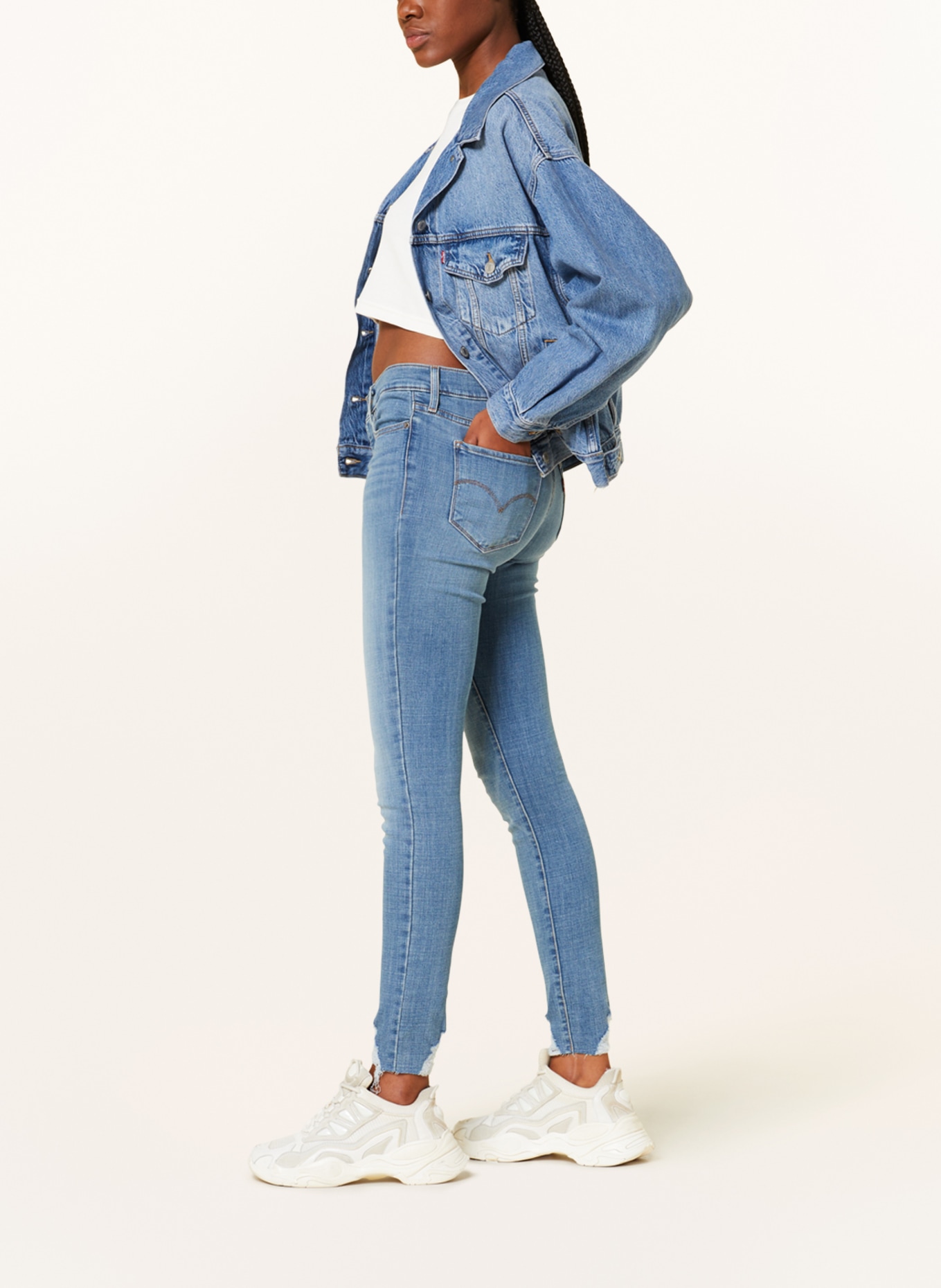 Levi's® Skinny Jeans 311 SHAPING SKINNY, Farbe: 08 Med Indigo - Worn In (Bild 4)
