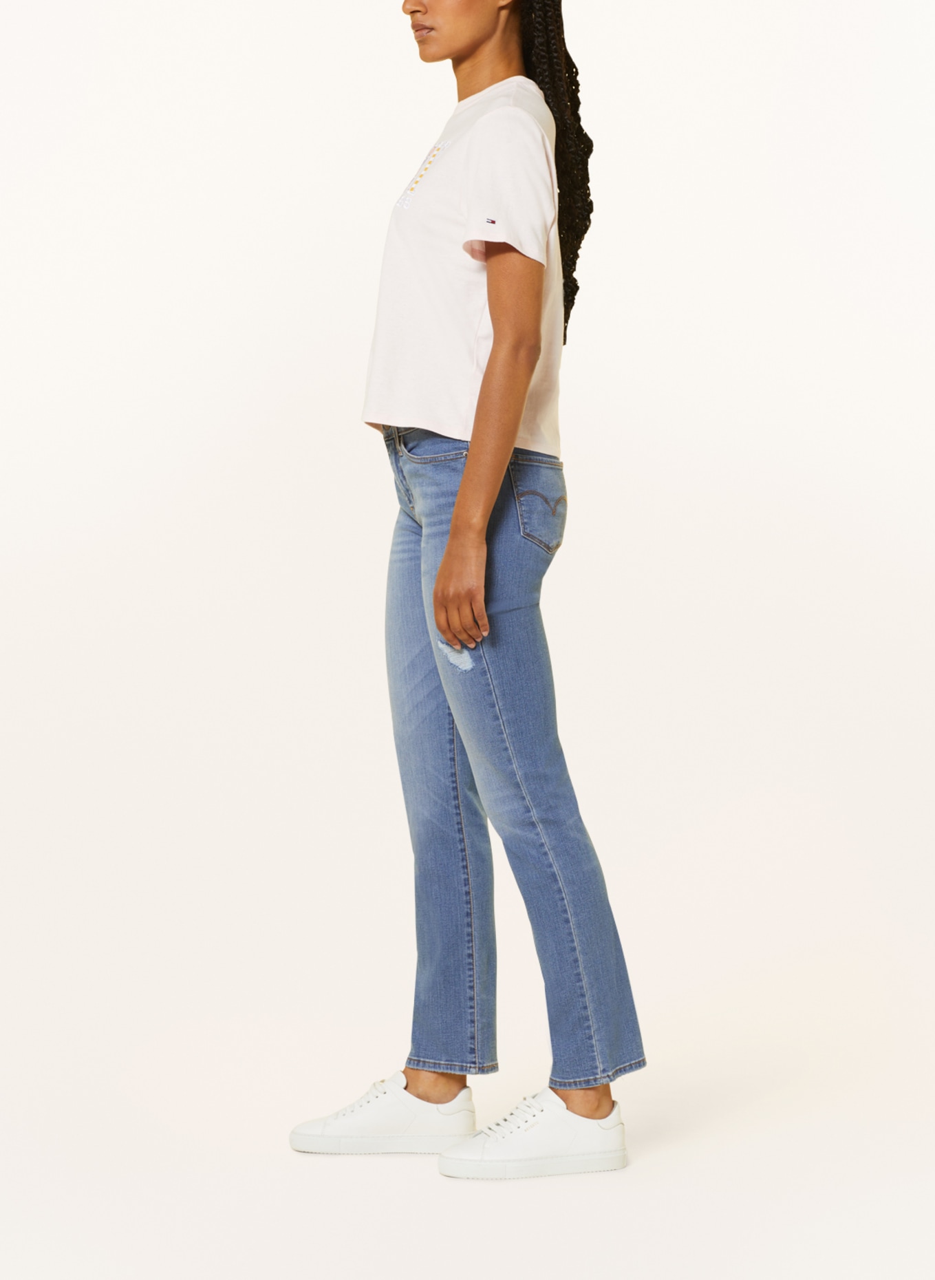 Levi's® Straight jeans 314 SHAPING, Color: 74 Med Indigo - Worn In (Image 4)