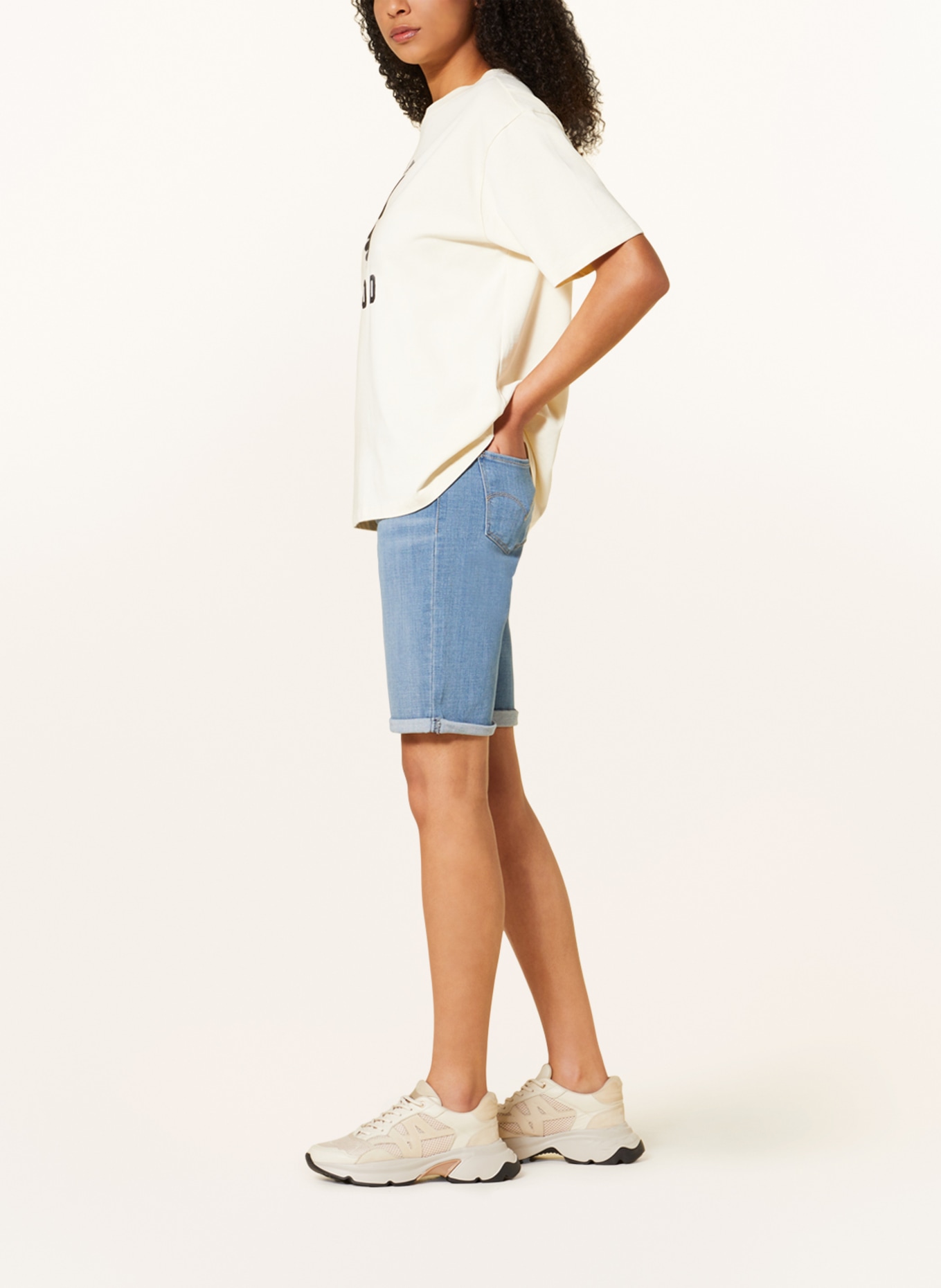 Levi's® Szorty jeansowe LAPIS, Kolor: 65 Med Indigo - Worn In (Obrazek 4)