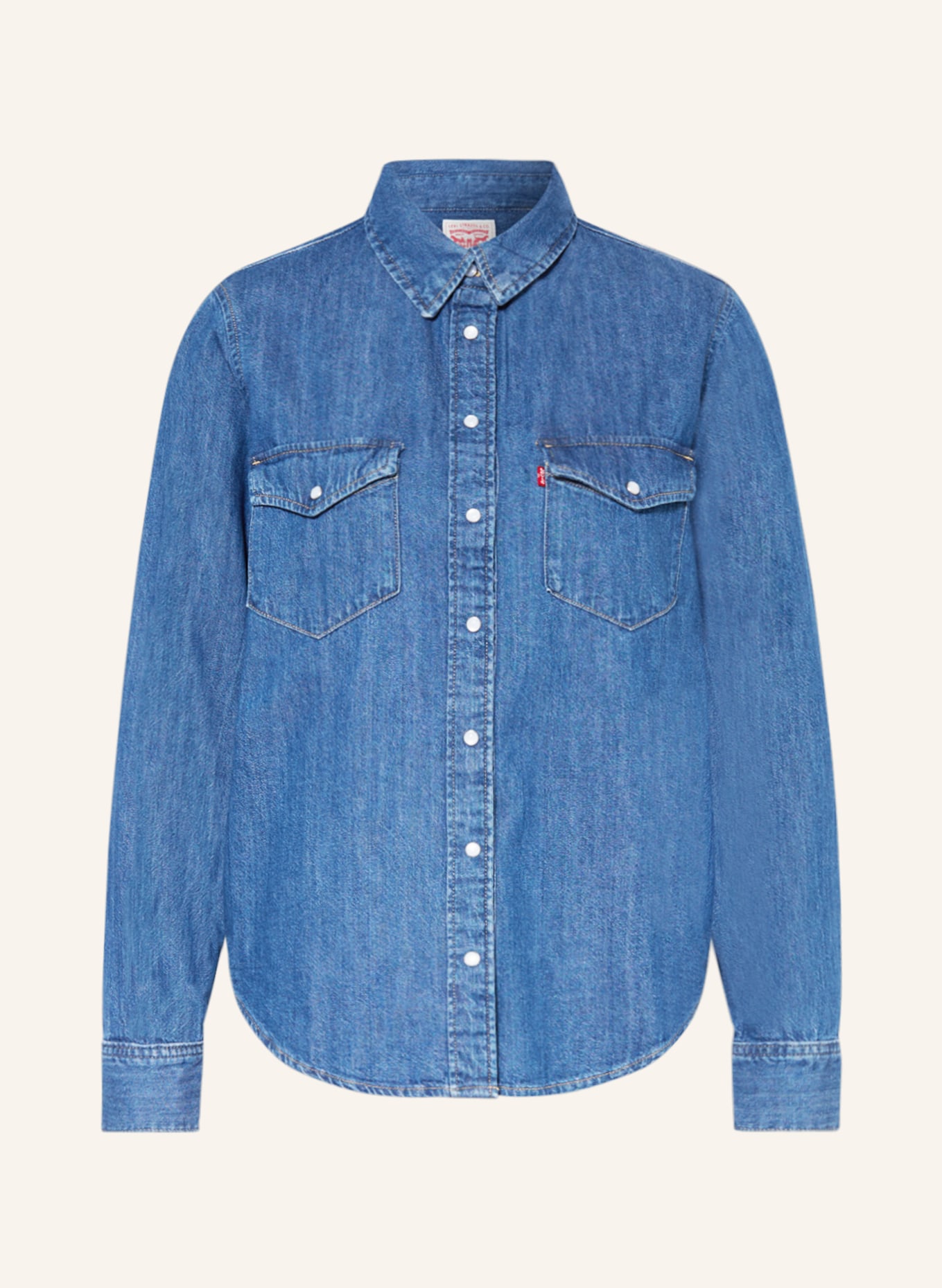 Levi's® Bluzka jeansowa, Kolor: 17 Med Indigo - Flat Finish (Obrazek 1)