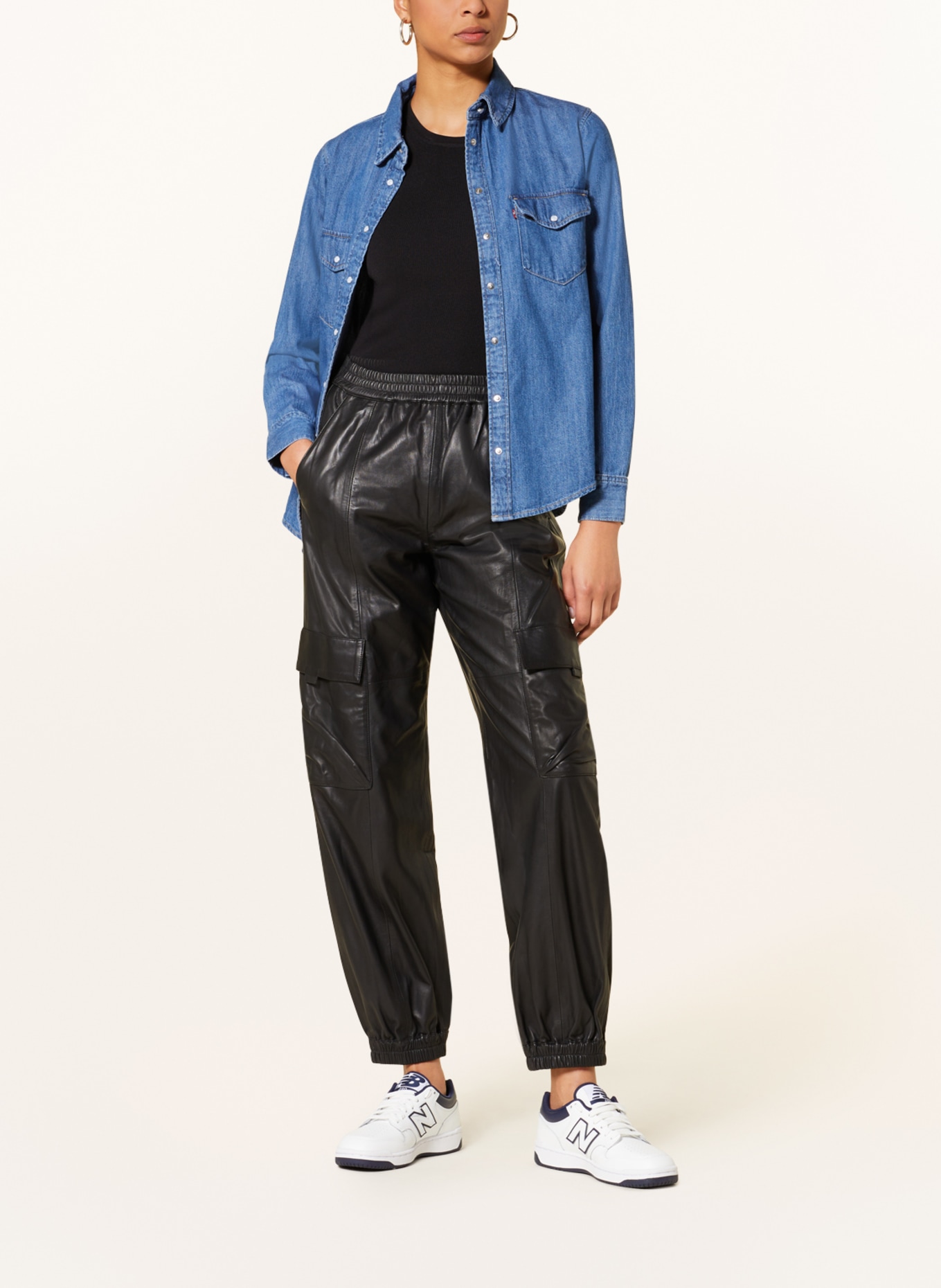 Levi's® Bluzka jeansowa, Kolor: 17 Med Indigo - Flat Finish (Obrazek 2)