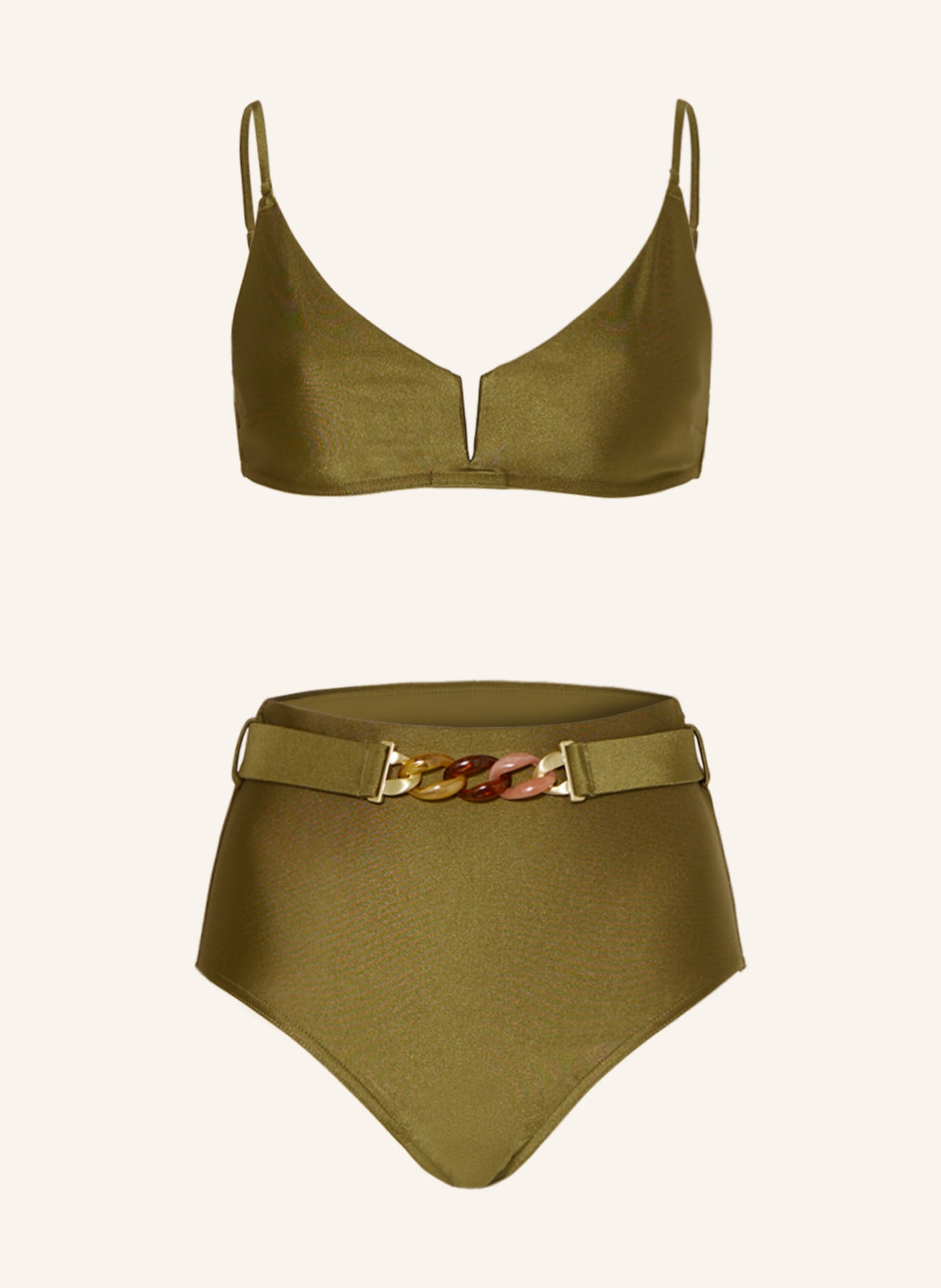 ZIMMERMANN Bralette bikini GINGER, Color: OLIVE (Image 1)
