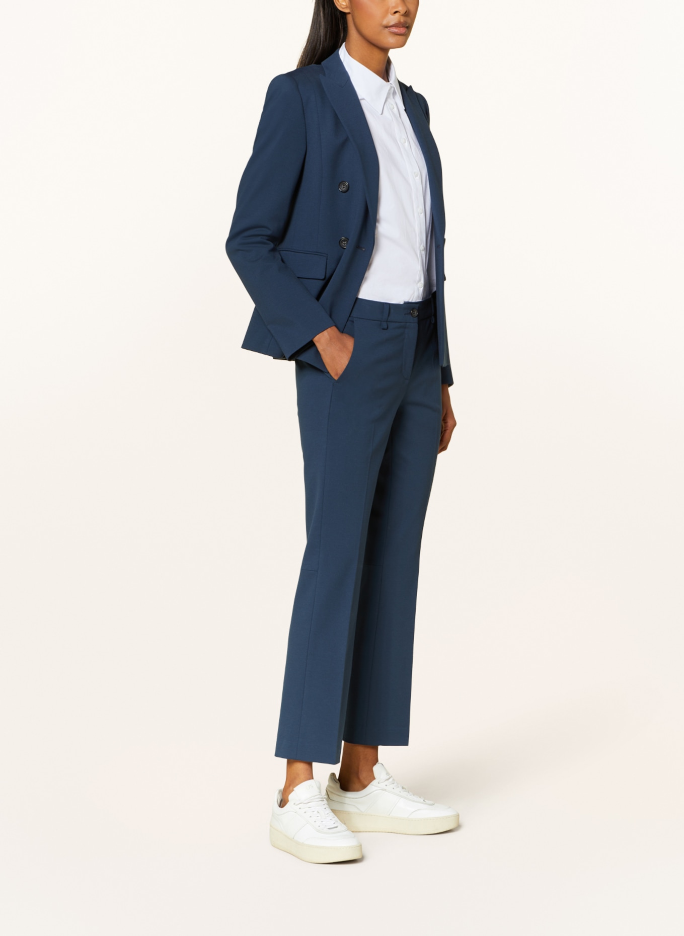LUISA CERANO Spodnie dżersejowe, Kolor: GRANATOWY (Obrazek 4)