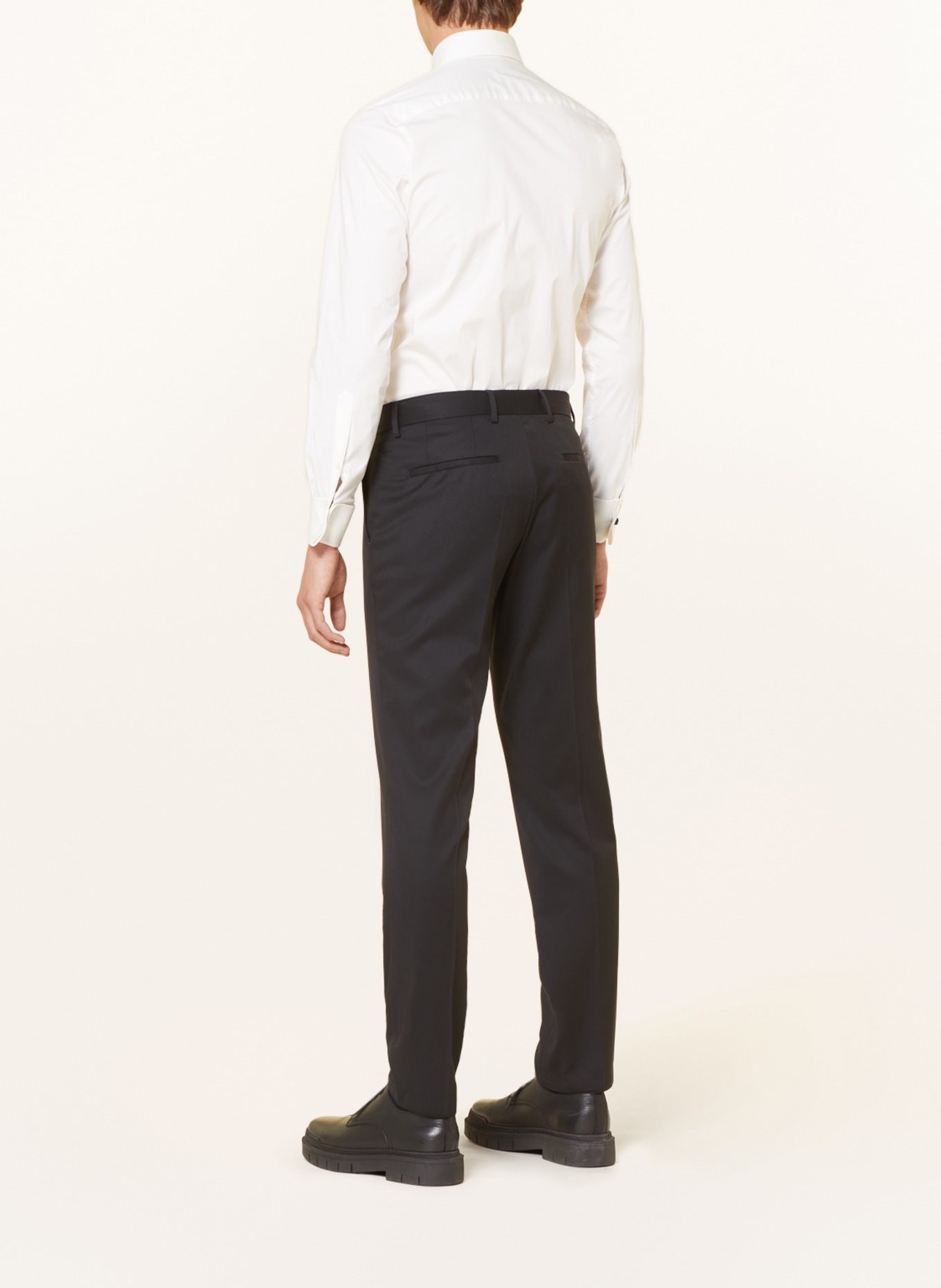 PAUL Slim fit shirt with French cuffs, Color: ECRU (Image 3)