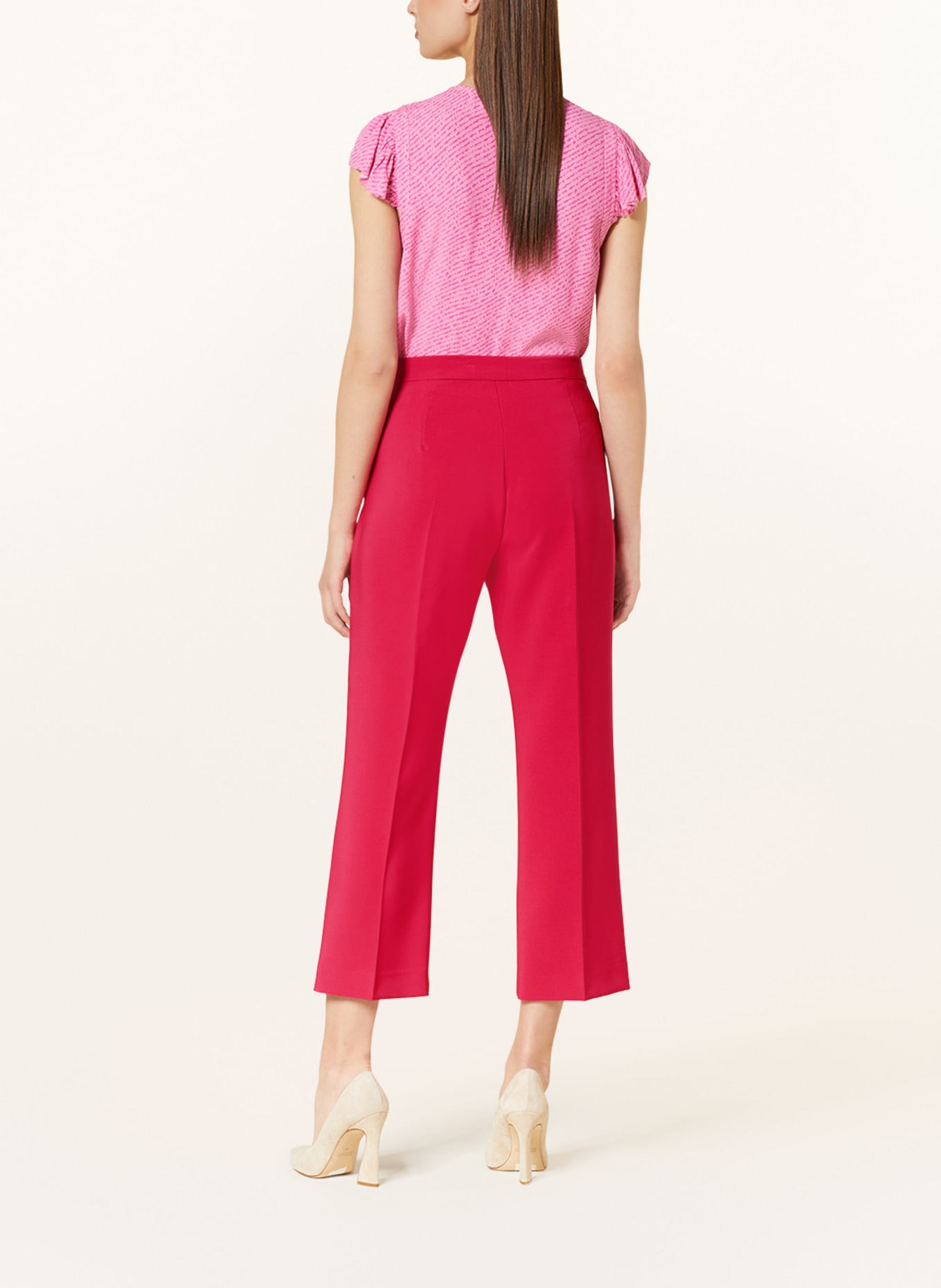 ELENA MIRO 7/8 pants, Color: PINK (Image 3)