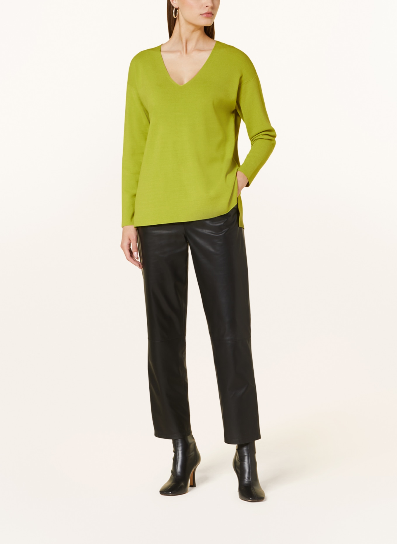ELENA MIRO Sweater, Color: LIGHT GREEN (Image 2)