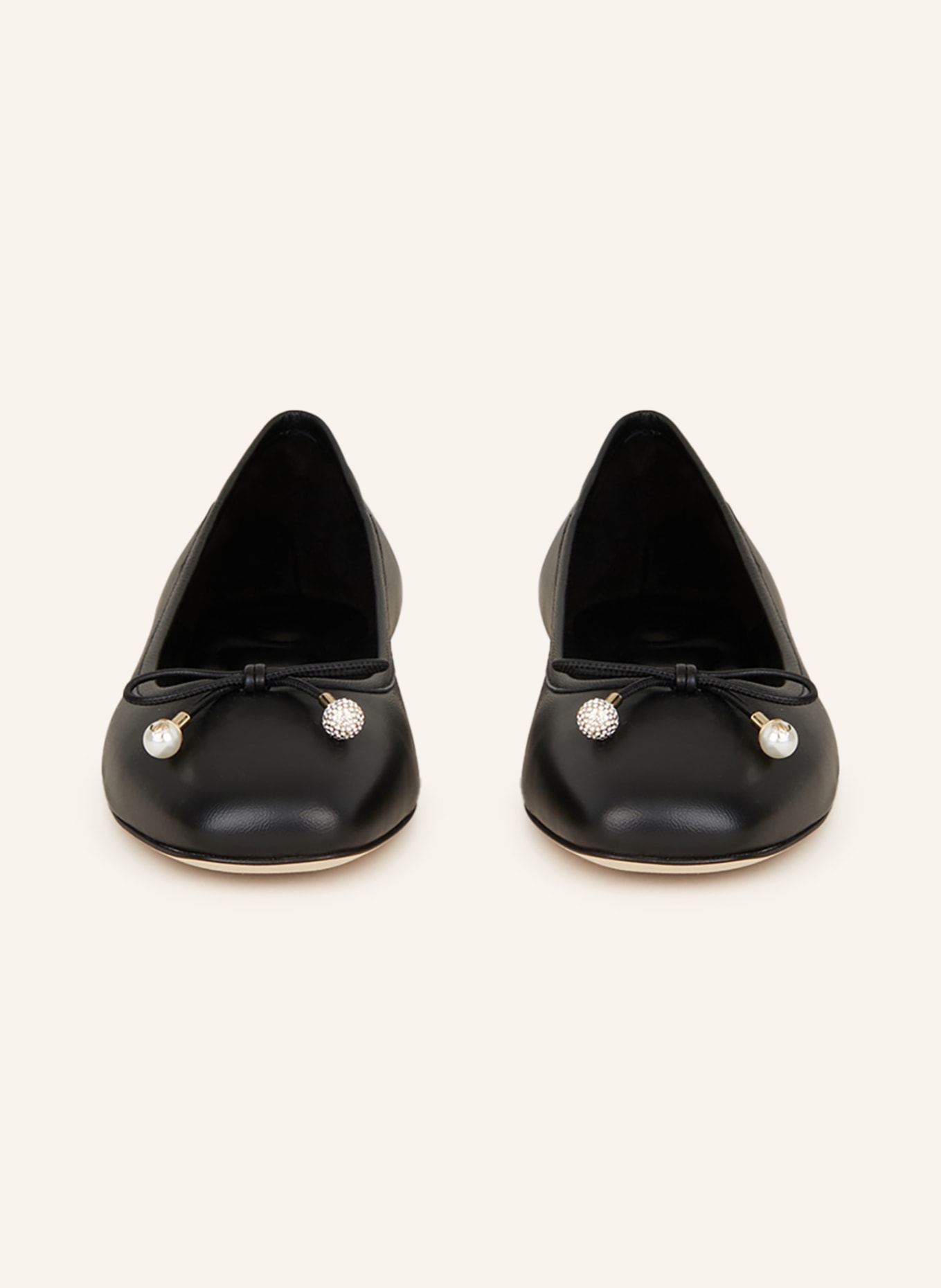 JIMMY CHOO Ballerinas ELME FLAT, Farbe: SCHWARZ (Bild 3)