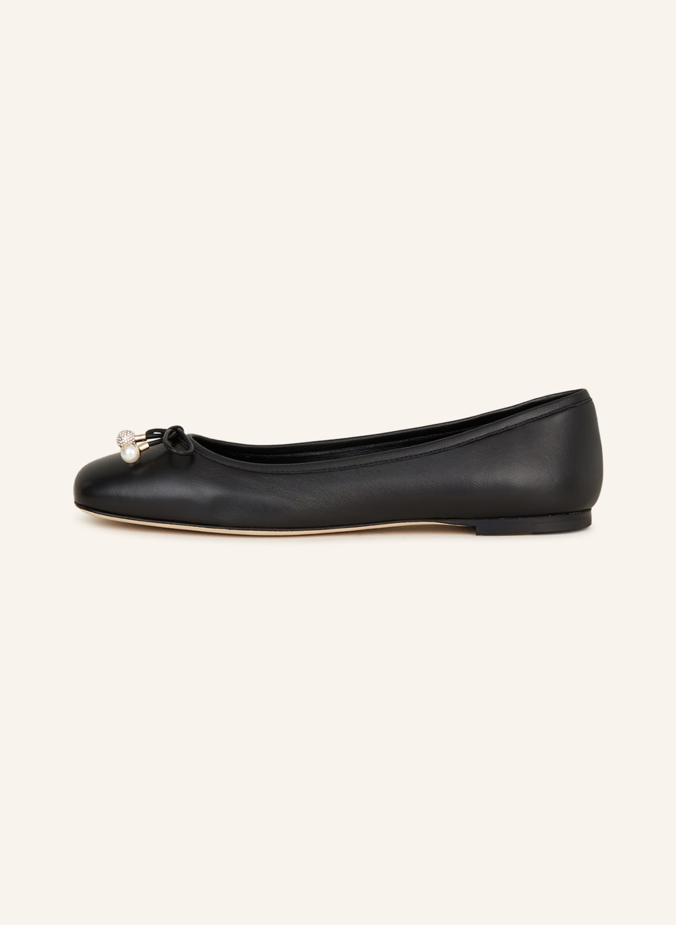 JIMMY CHOO Ballerinas ELME FLAT, Farbe: SCHWARZ (Bild 4)