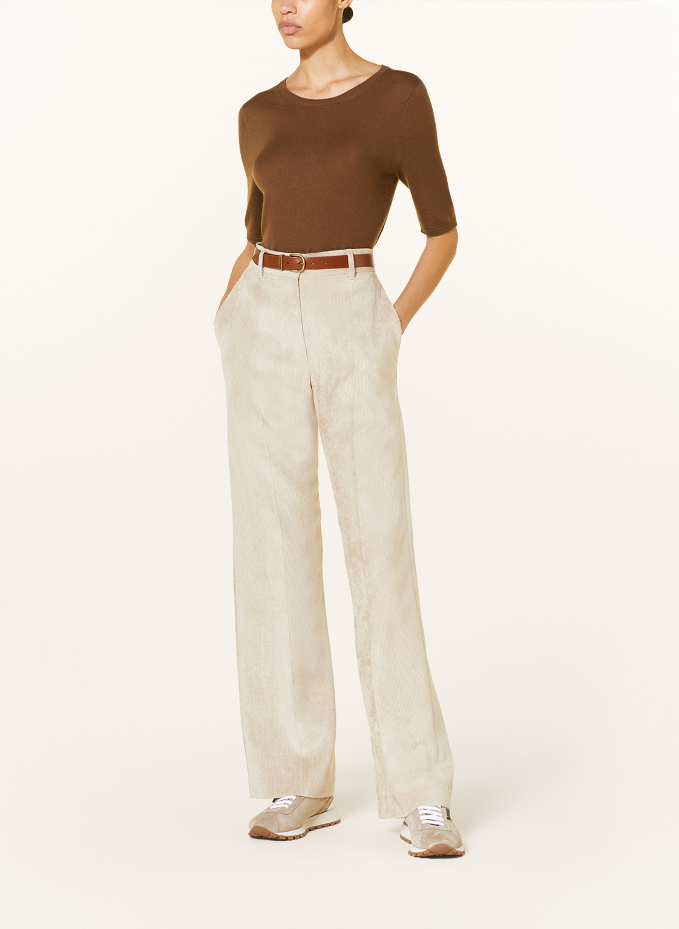 IRIS von ARNIM Knit shirt in cashmere, Color: BROWN (Image 2)