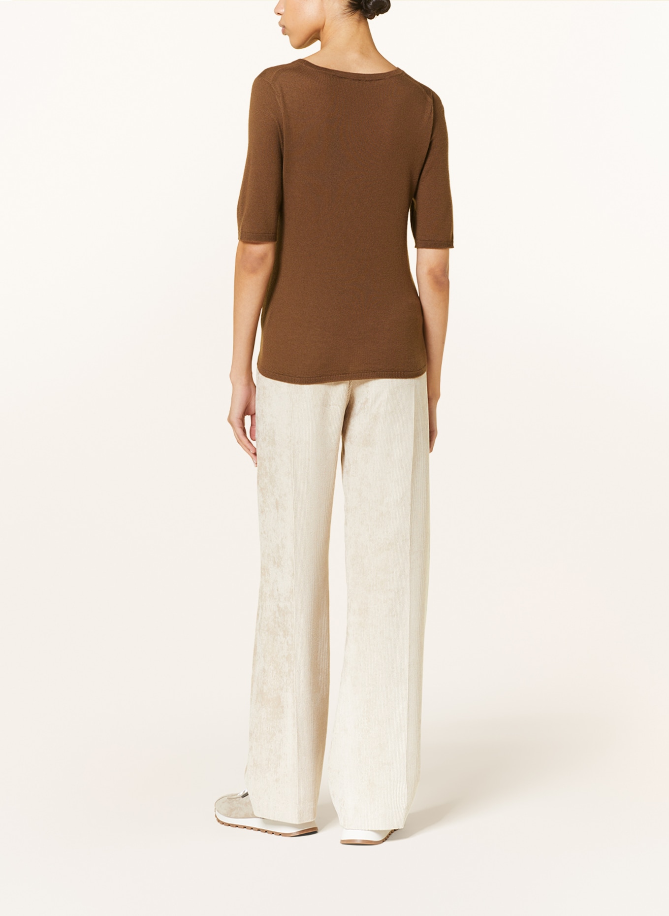 IRIS von ARNIM Knit shirt in cashmere, Color: BROWN (Image 3)