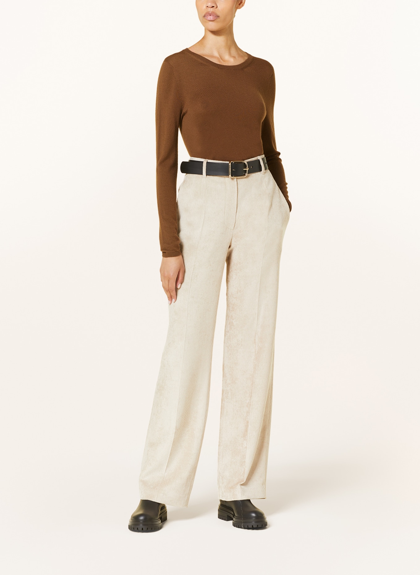 IRIS von ARNIM Cashmere sweater LAUREEN, Color: BROWN (Image 2)