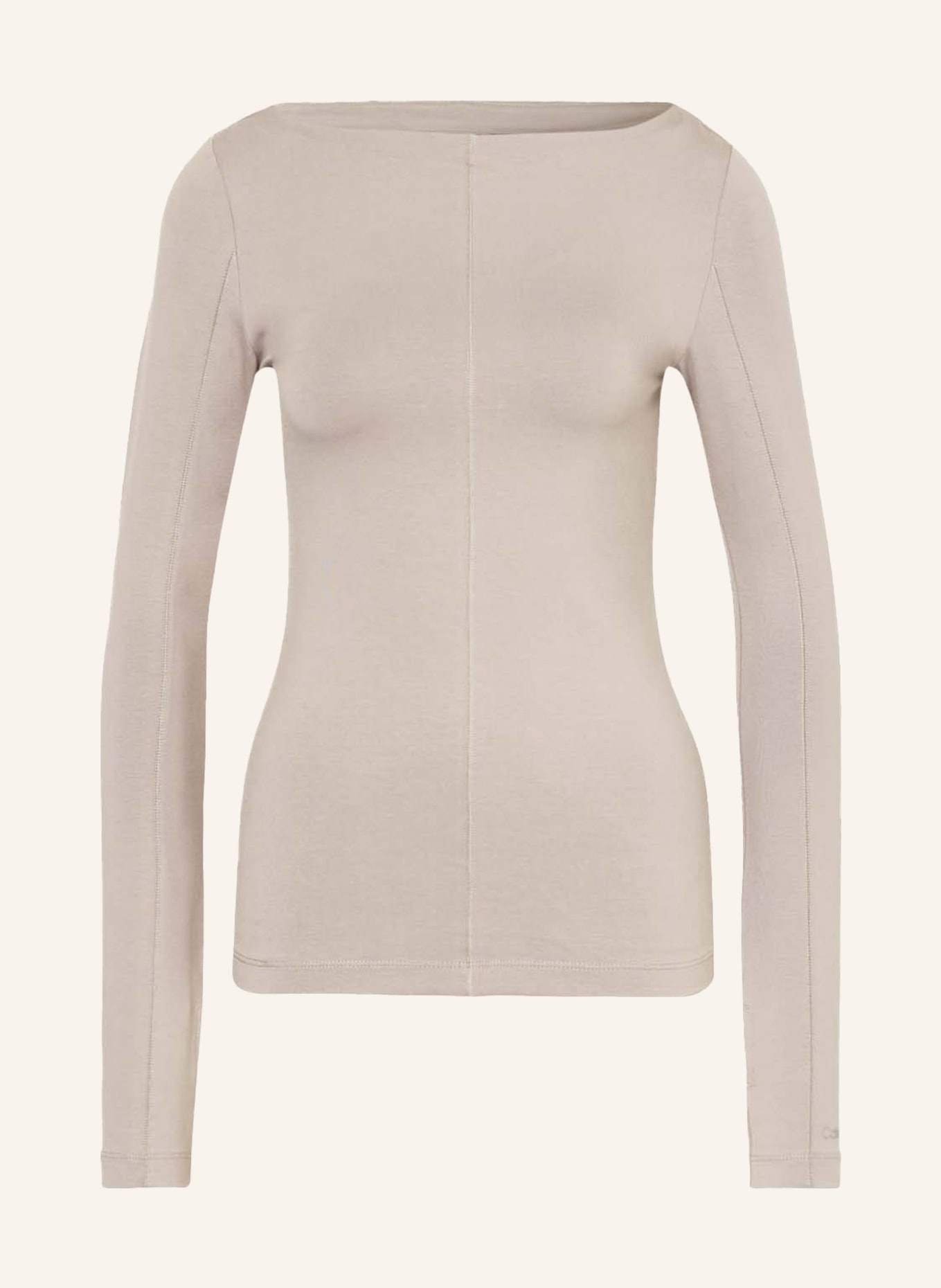Calvin Klein Long sleeve shirt, Color: LIGHT BROWN (Image 1)