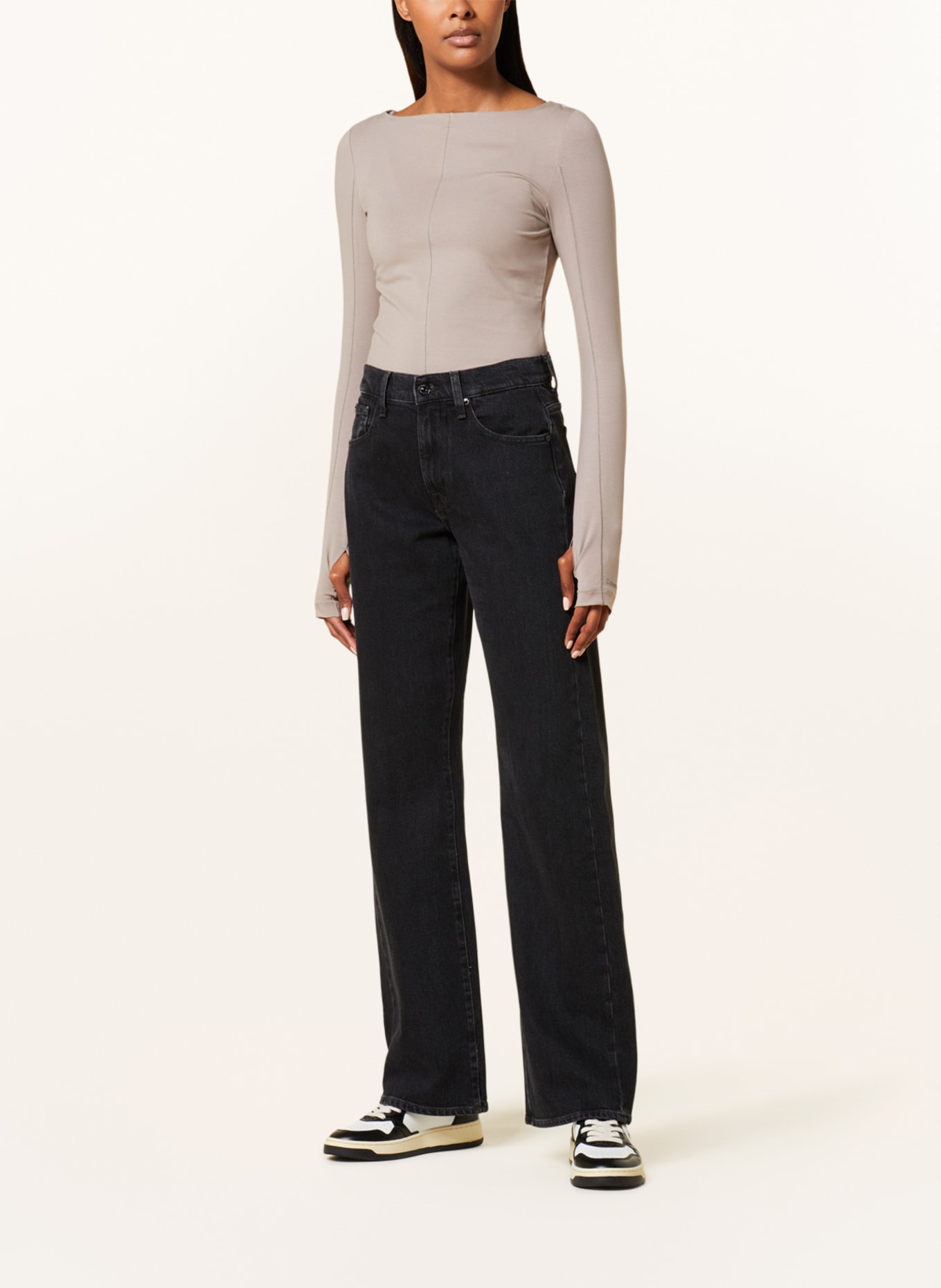 Calvin Klein Tričko s dlouhým rukávem, Barva: SVĚTLE HNĚDÁ (Obrázek 2)