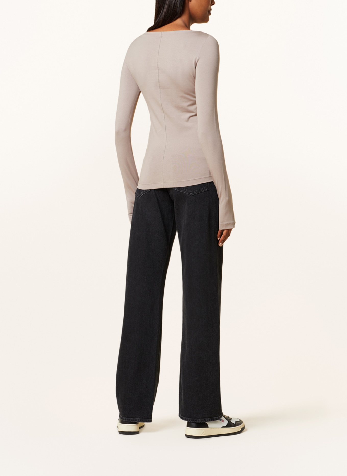 Calvin Klein Tričko s dlouhým rukávem, Barva: SVĚTLE HNĚDÁ (Obrázek 3)