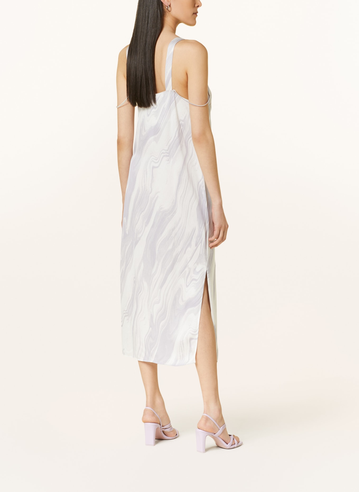 Calvin Klein Wrap dress, Color: WHITE/ LIGHT GRAY/ LIGHT PURPLE (Image 3)