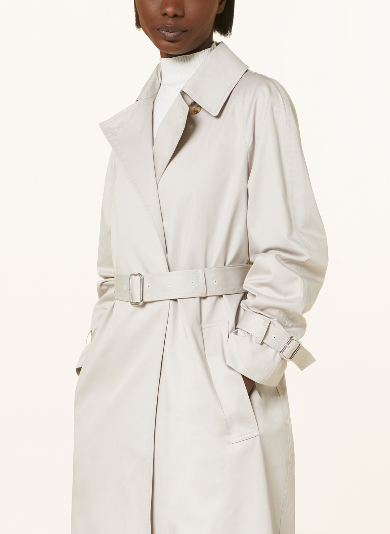 Calvin Klein Trenchcoat, Farbe: HELLGRAU (Bild 4)