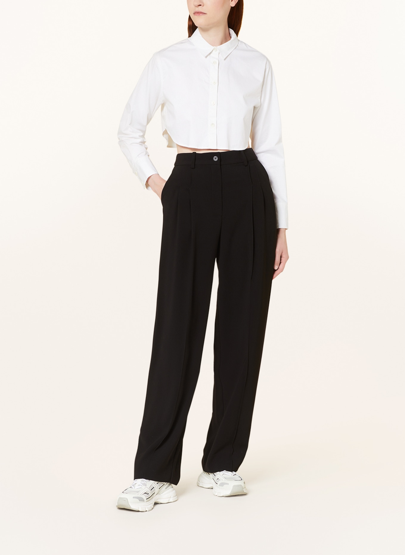 Calvin Klein Marlene kalhoty, Barva: ČERNÁ (Obrázek 2)