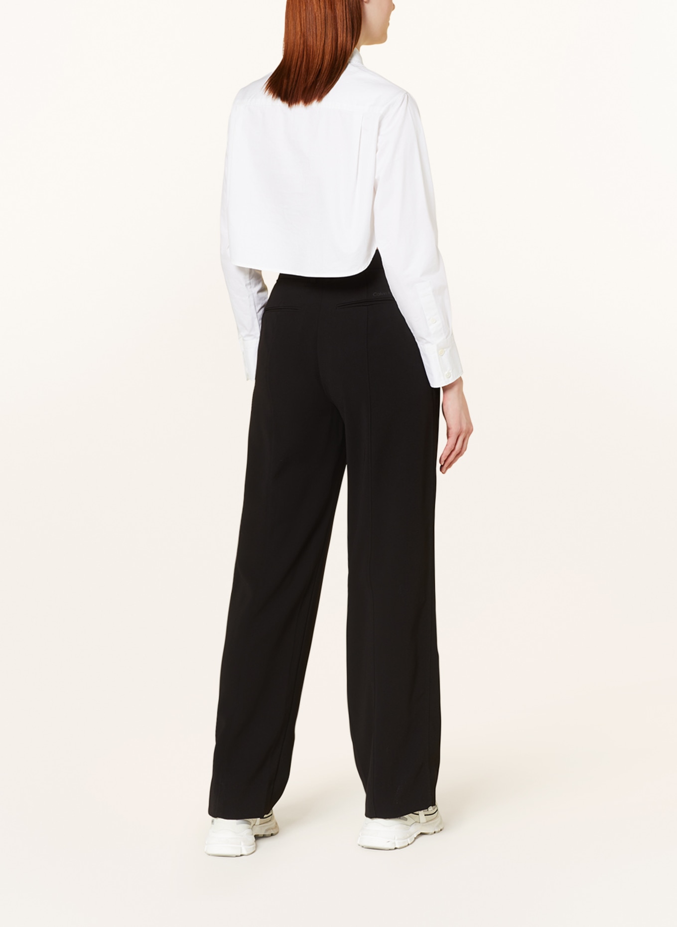 Calvin Klein Wide leg trousers, Color: BLACK (Image 3)