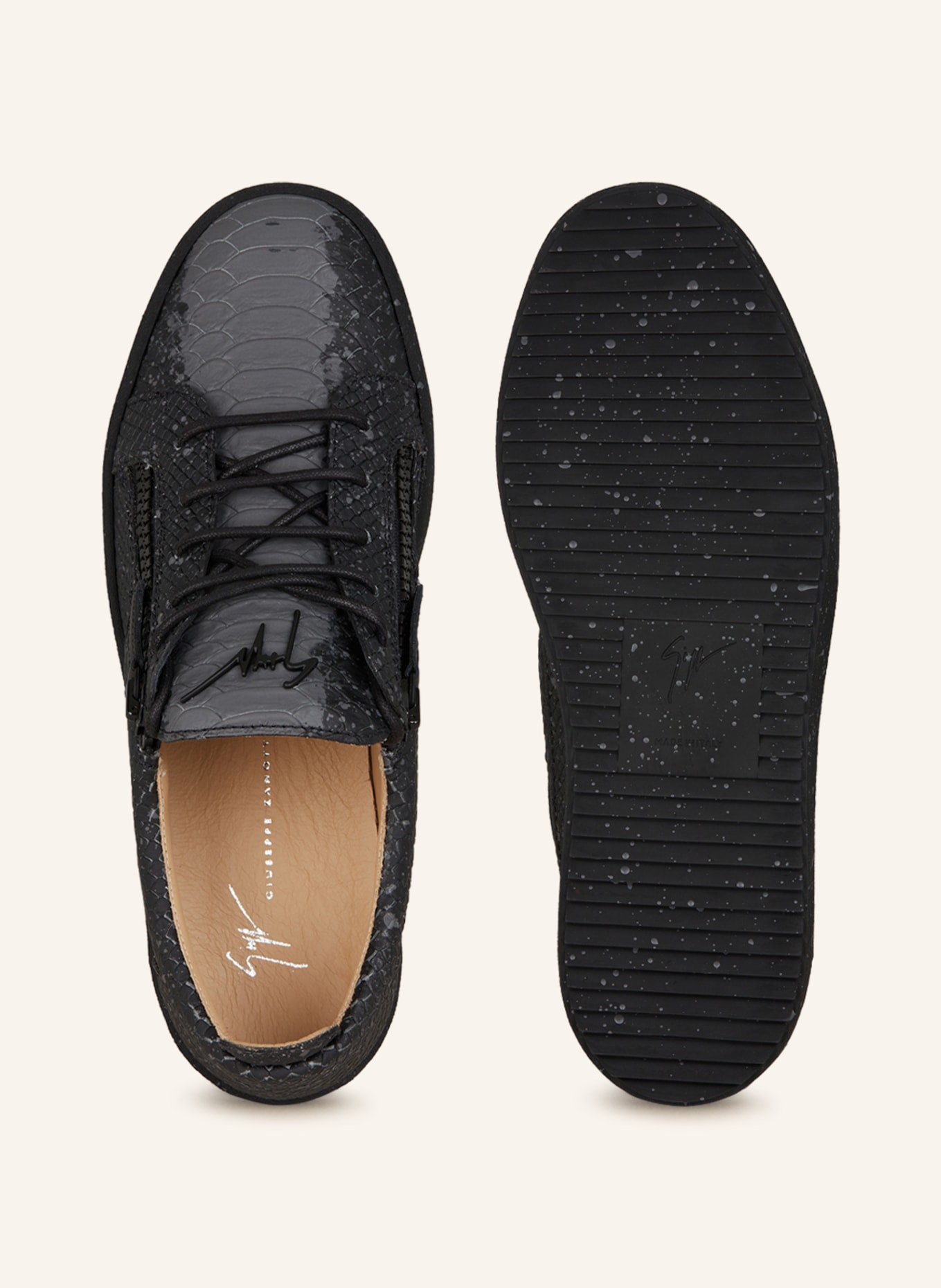 GIUSEPPE ZANOTTI DESIGN Sneakers FRANKIE in dark gray gray