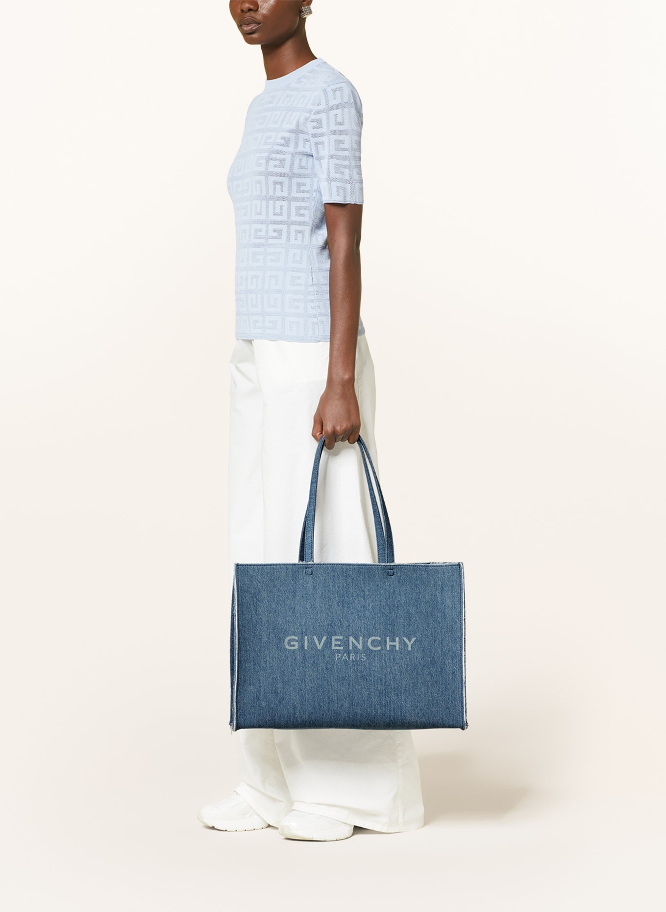 GIVENCHY Shopper G TOTE, Color: BLUE (Image 5)