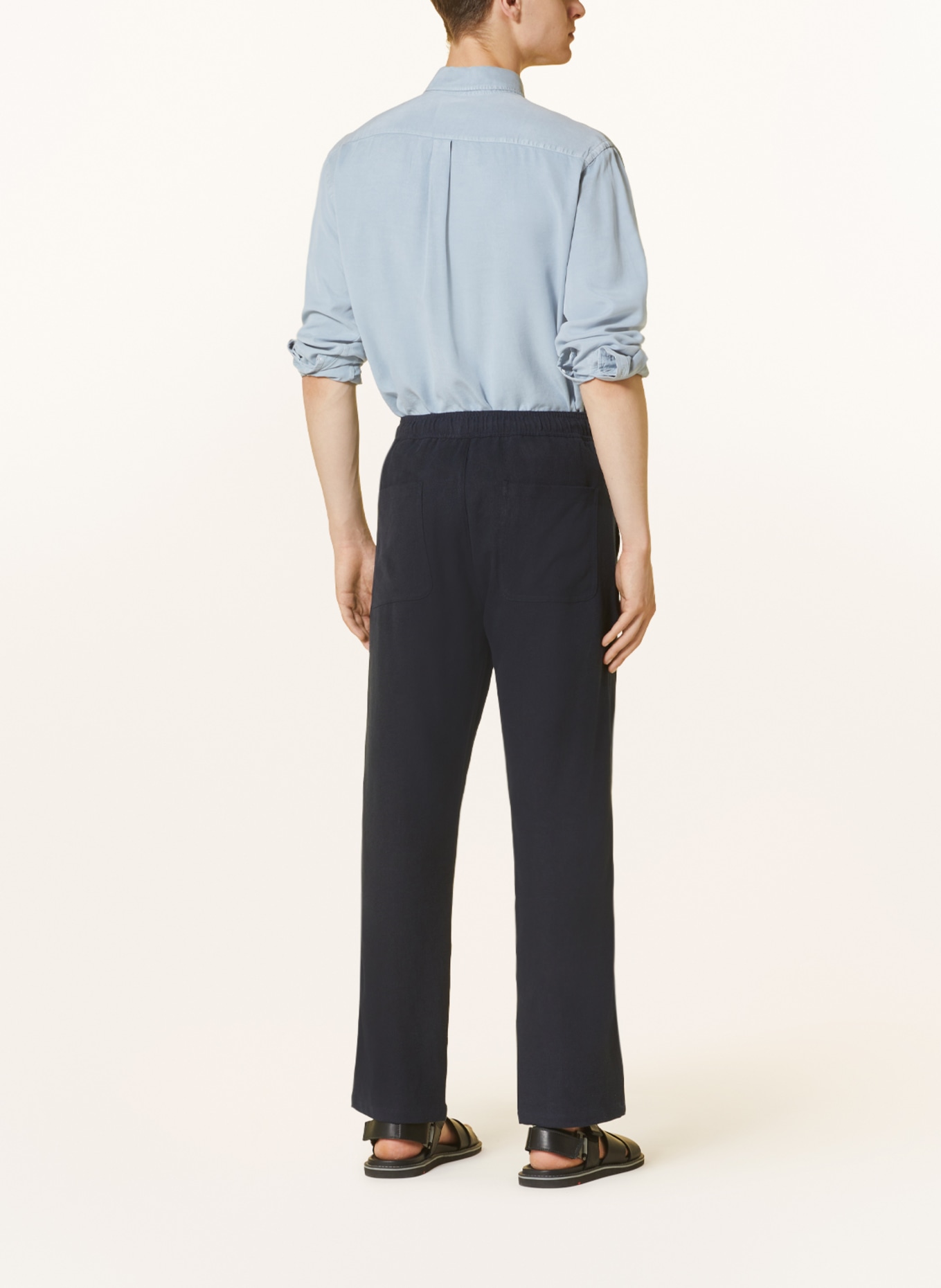 SAMSØE  SAMSØE Trousers JABARI Regular fit, Color: DARK BLUE (Image 3)