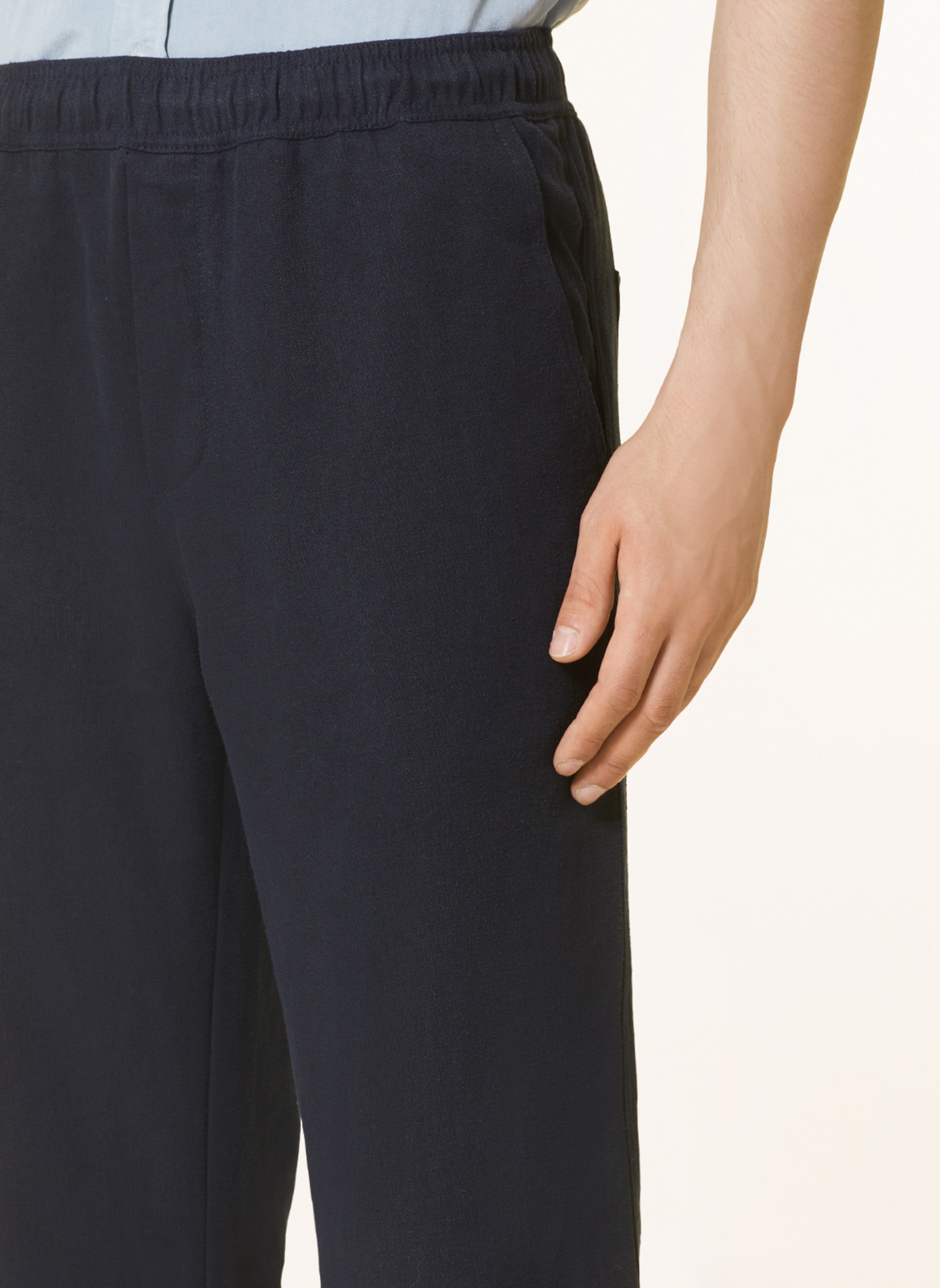 SAMSØE  SAMSØE Trousers JABARI Regular fit, Color: DARK BLUE (Image 5)