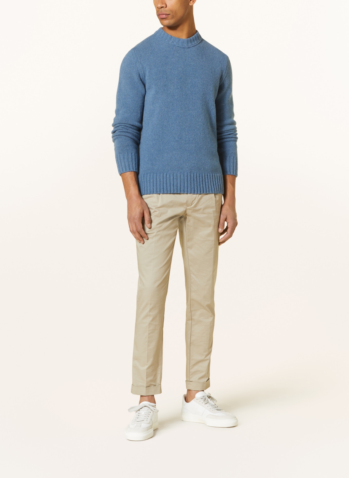 windsor. Cashmere sweater ECOSIO, Color: LIGHT BLUE (Image 2)