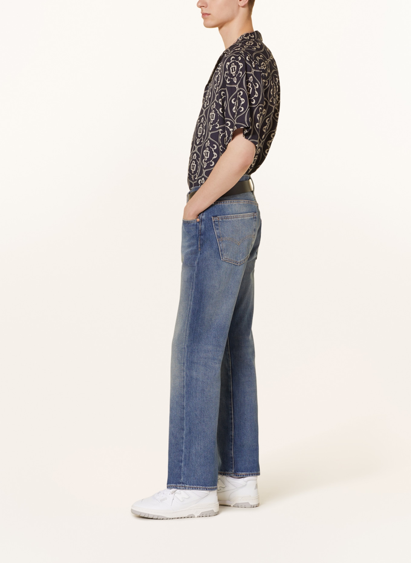 Levi's® Jeans 501 ORIGINAL Regular Fit, Farbe: 12 Med Indigo - Worn In (Bild 4)