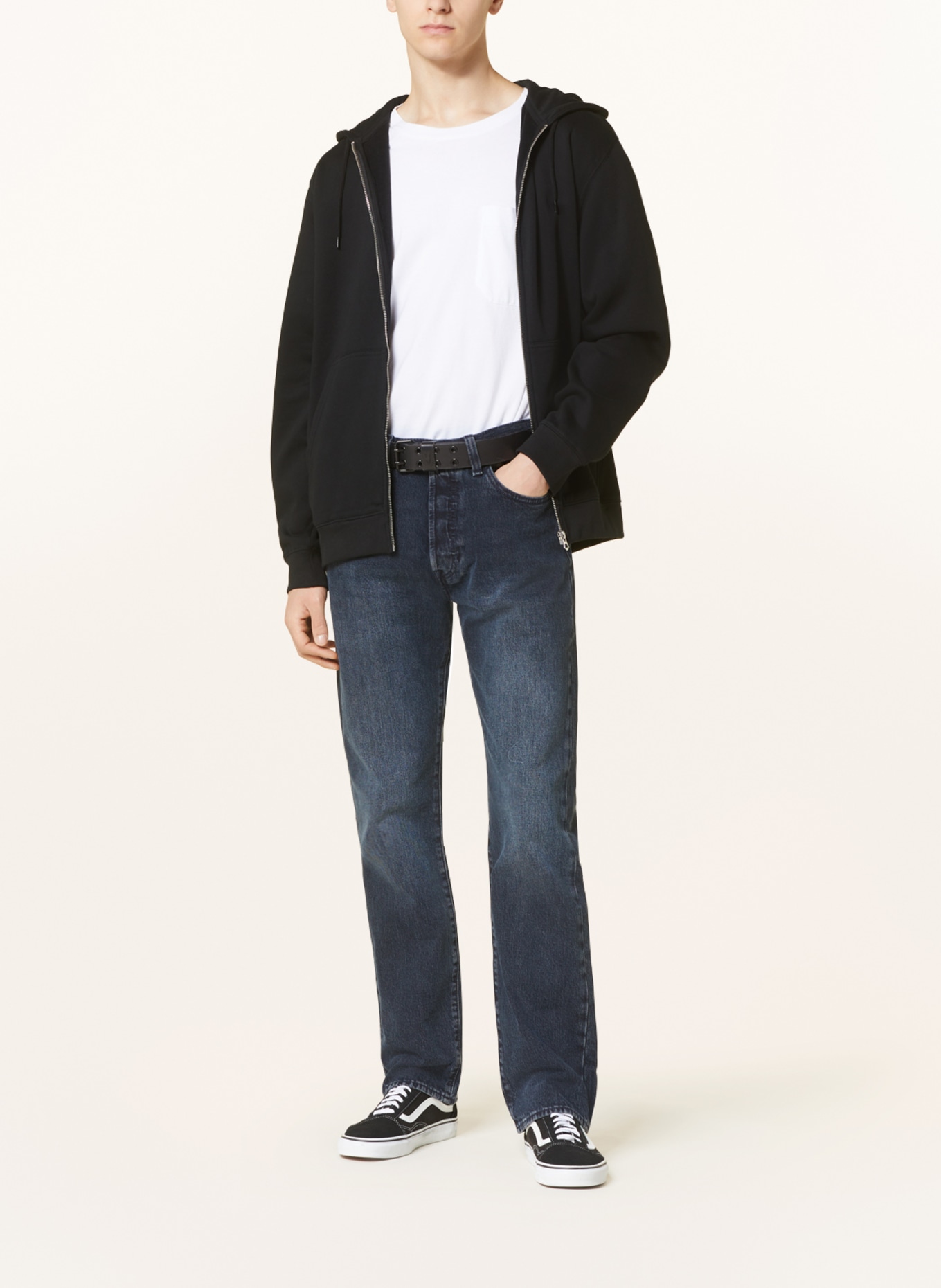Levi's® Jeans 501 Regular Fit, Farbe: DUNKELBLAU (Bild 2)