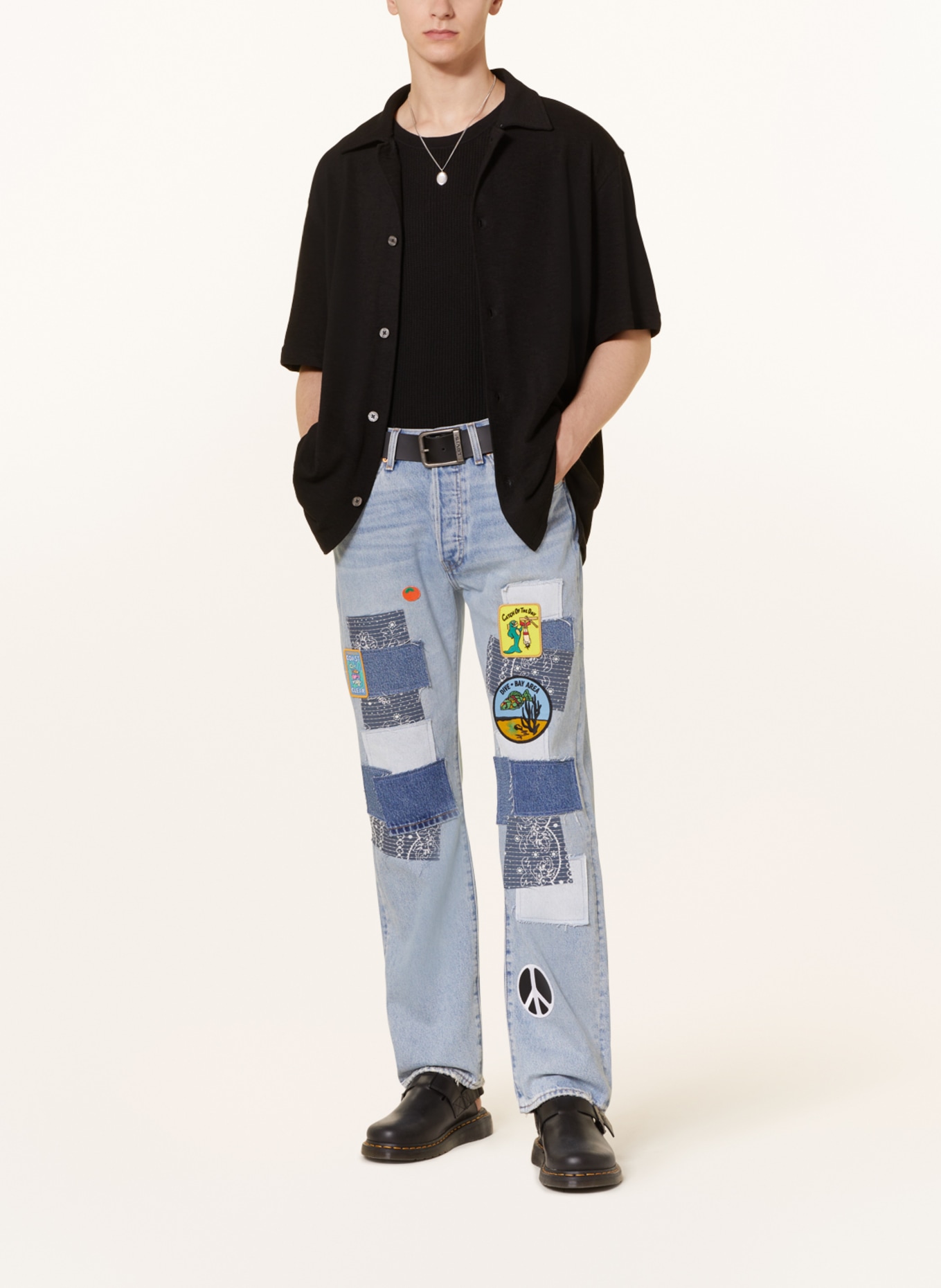 Levi's® Jeans 501 ORIGINAL Regular Fit, Farbe: 67 Med Indigo - Worn In (Bild 2)